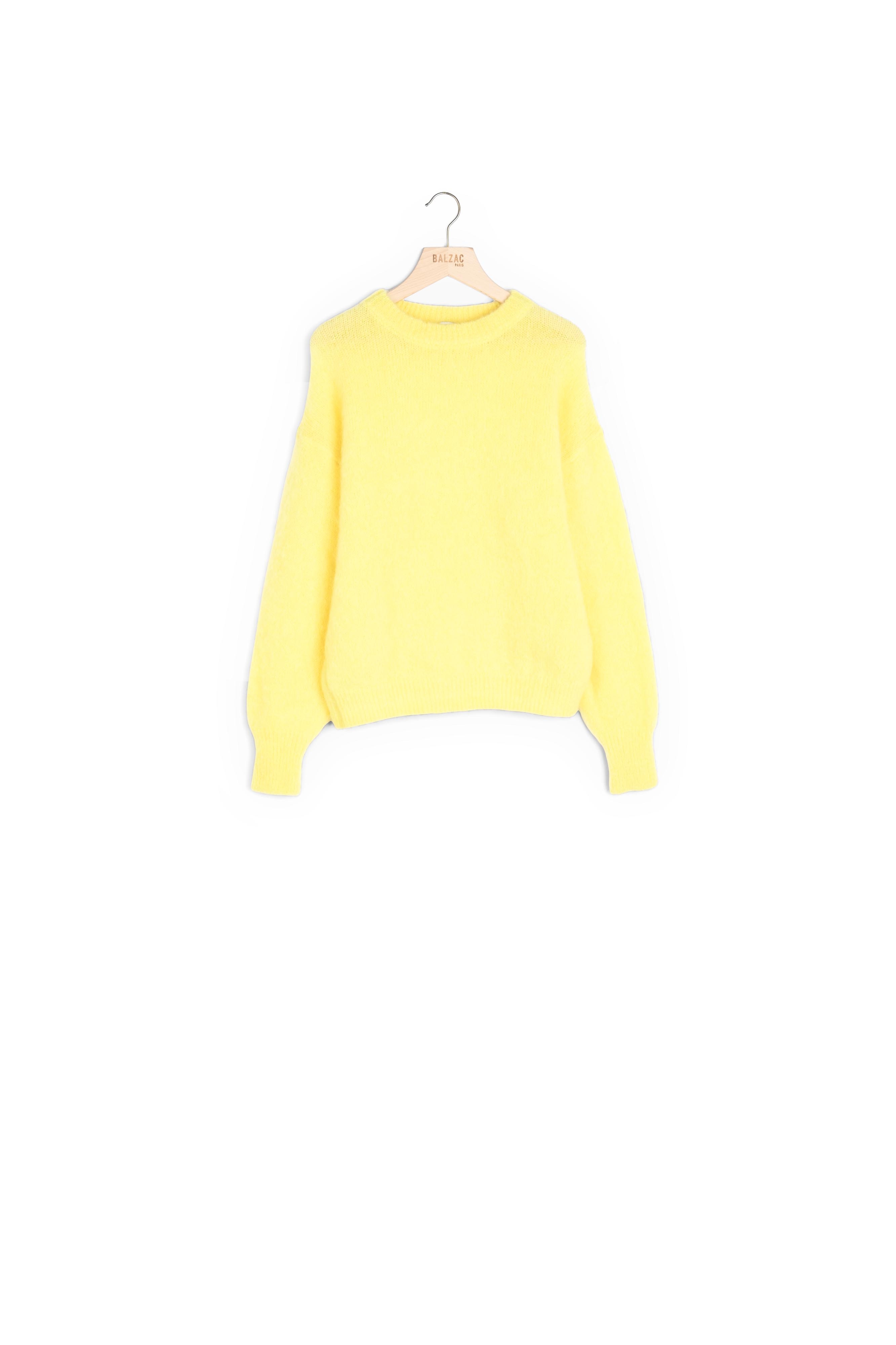 PULL DOUDOU JAUNE Balzac seconde main photo 1