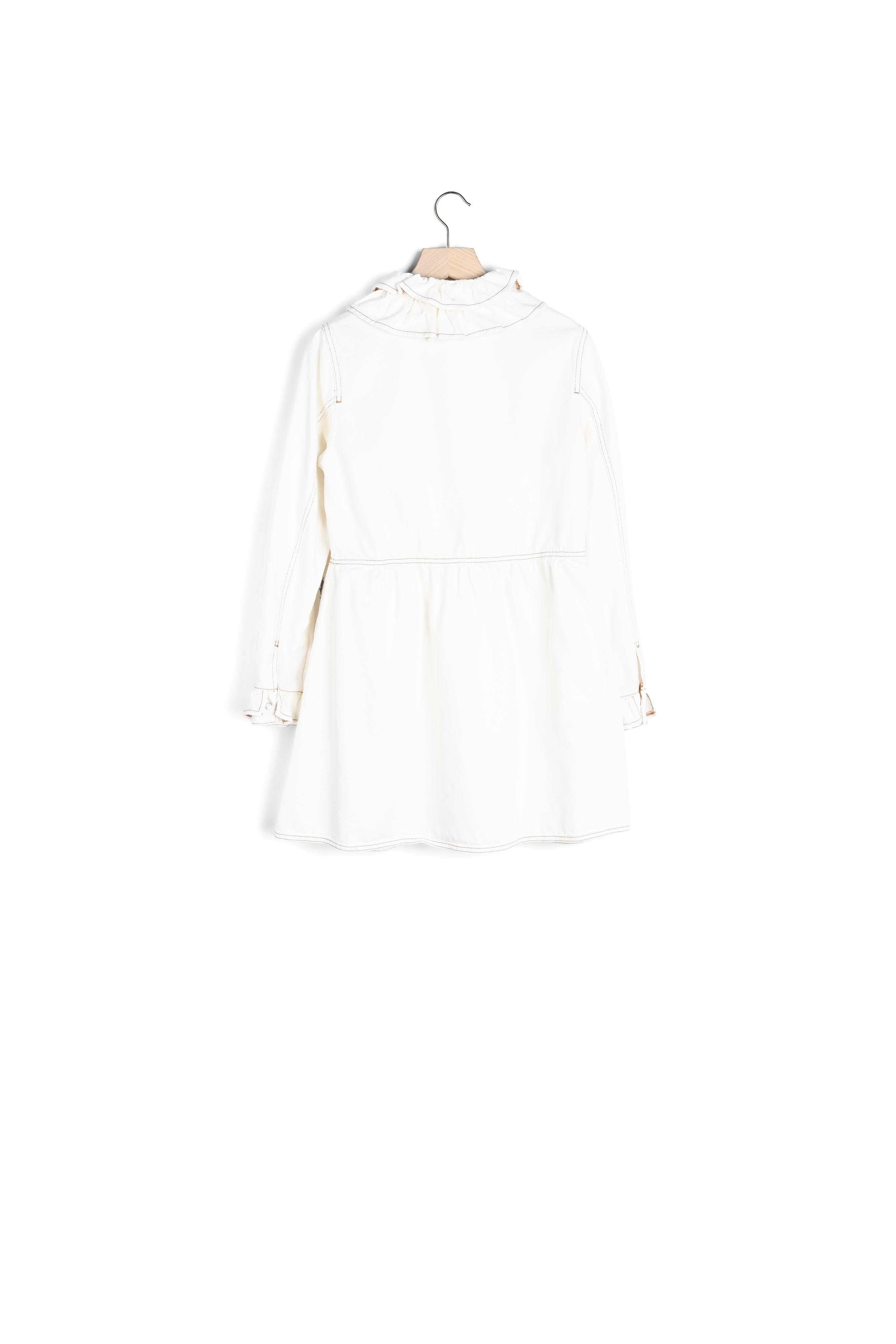 ROBE BELKIS BLANC PERLE Balzac seconde main photo 2
