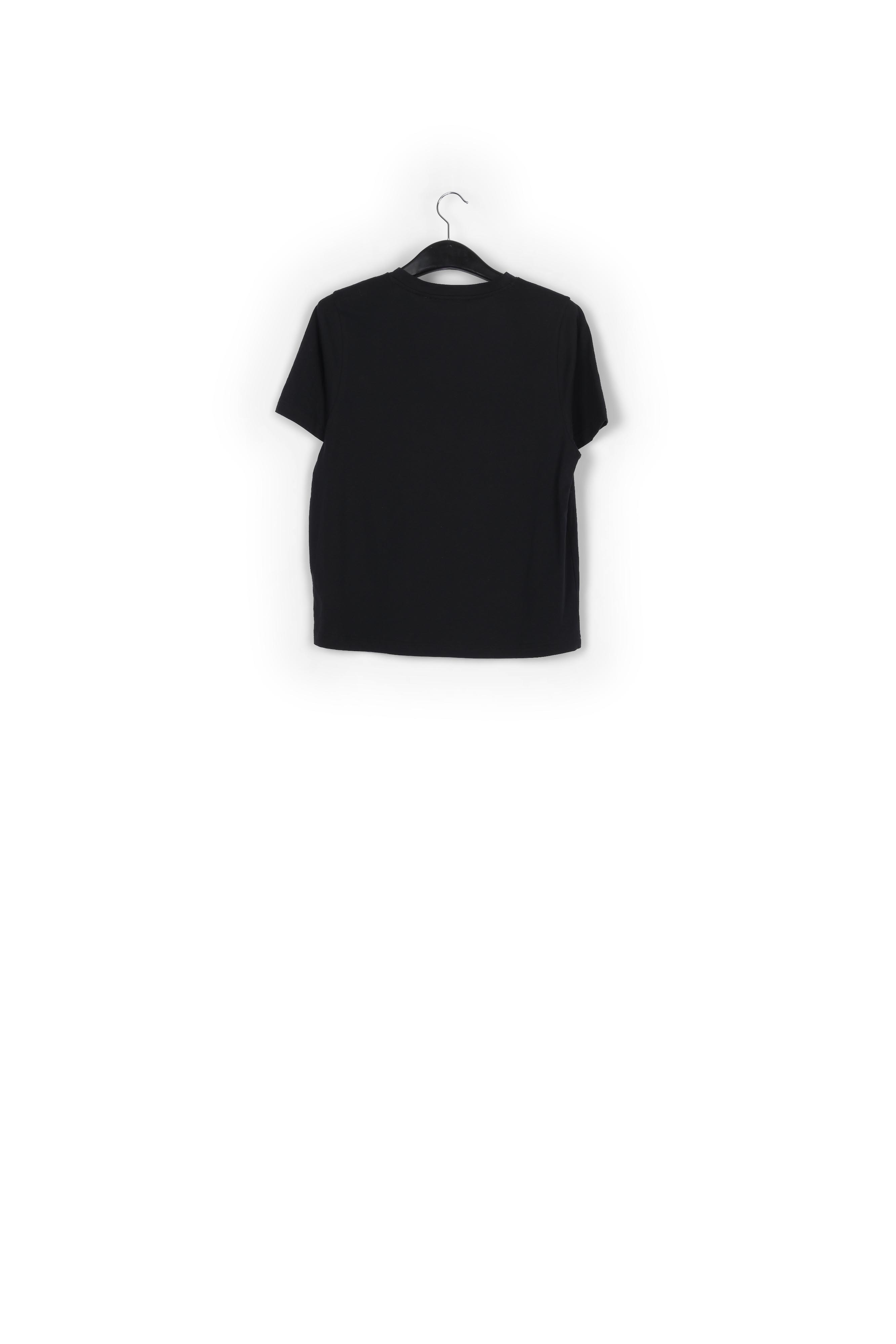 Zwart t-shirt van biokatoen met print RE—SSENTIEL tweedehands photo 2