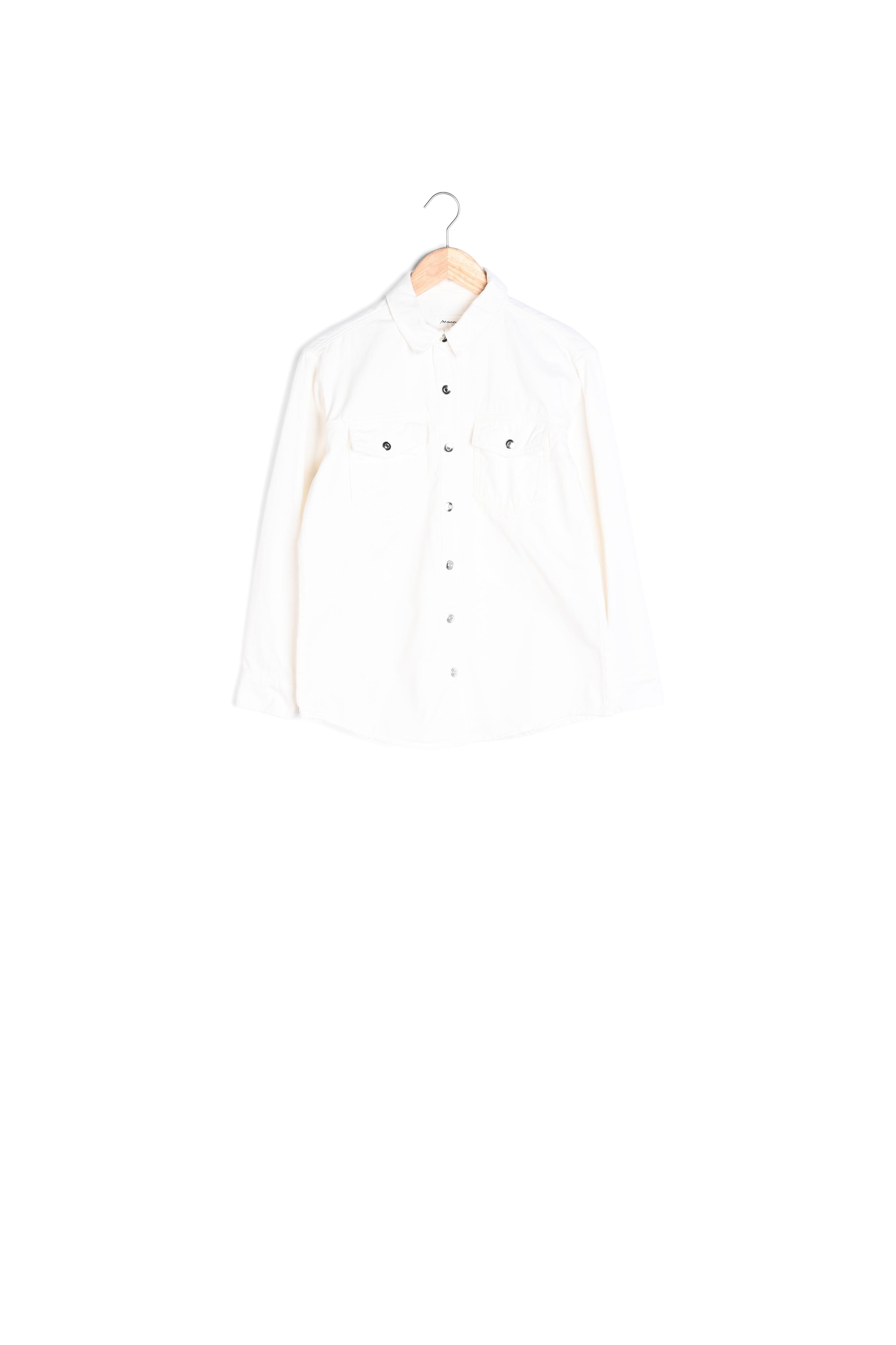 Chemise en coton blanc Arlene Maison 123 seconde main photo 4