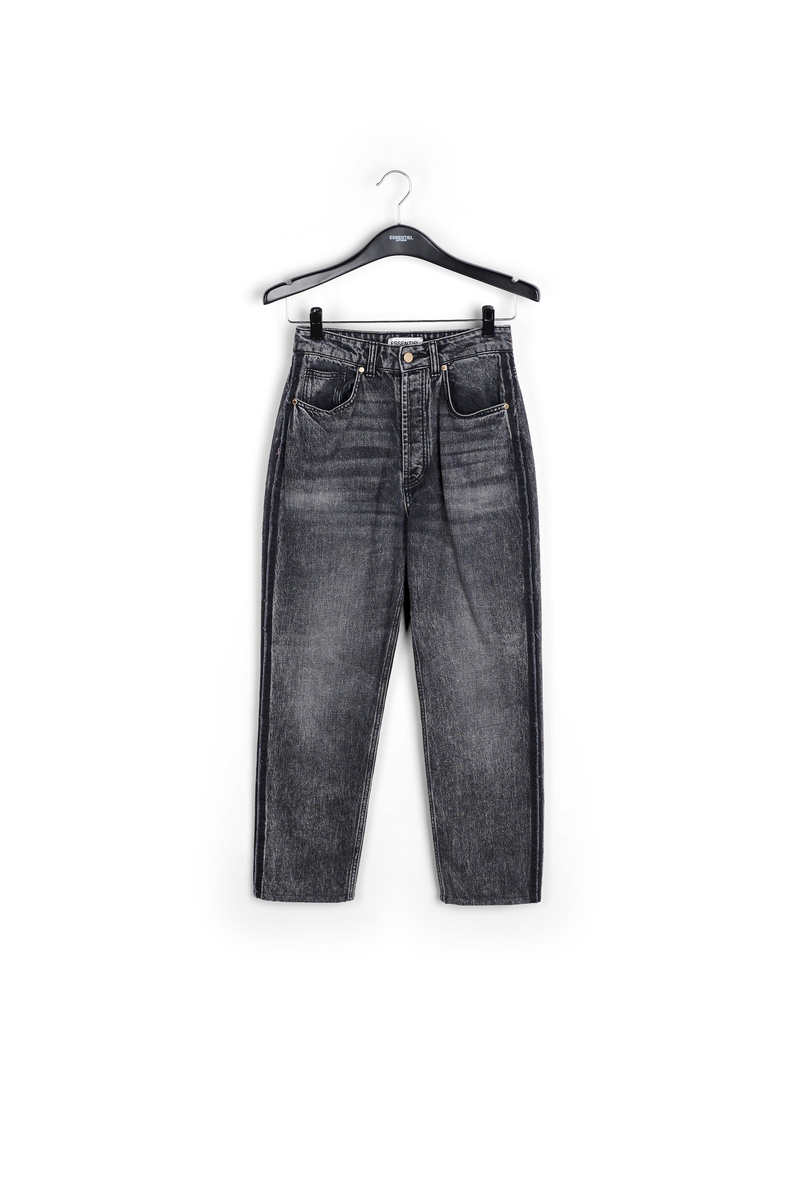 Jean gris foncé aux jambes droites RE—SSENTIEL seconde main photo 1
