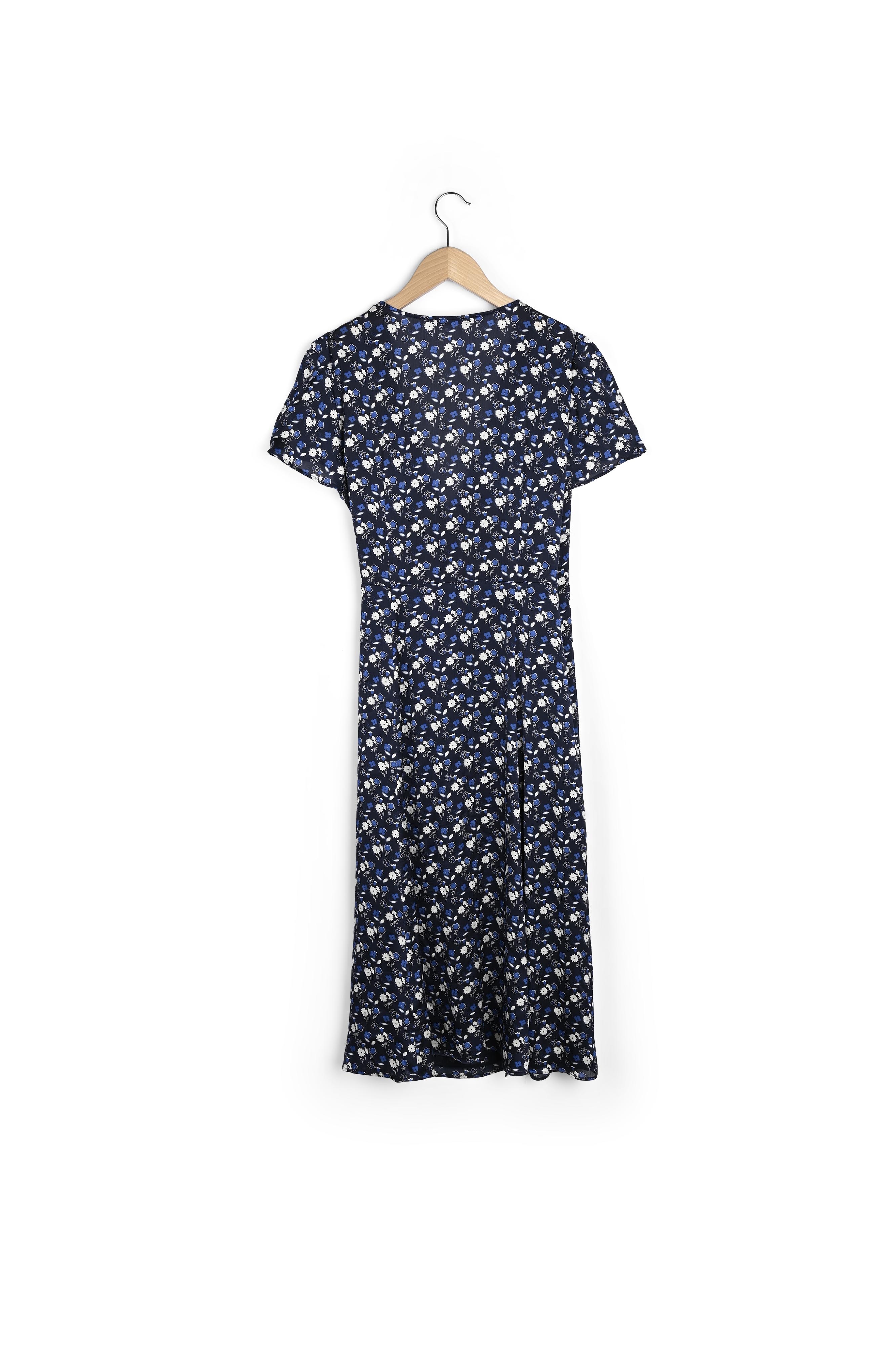 Photo produit SELENA - Robe midi portefeuille numéro 1