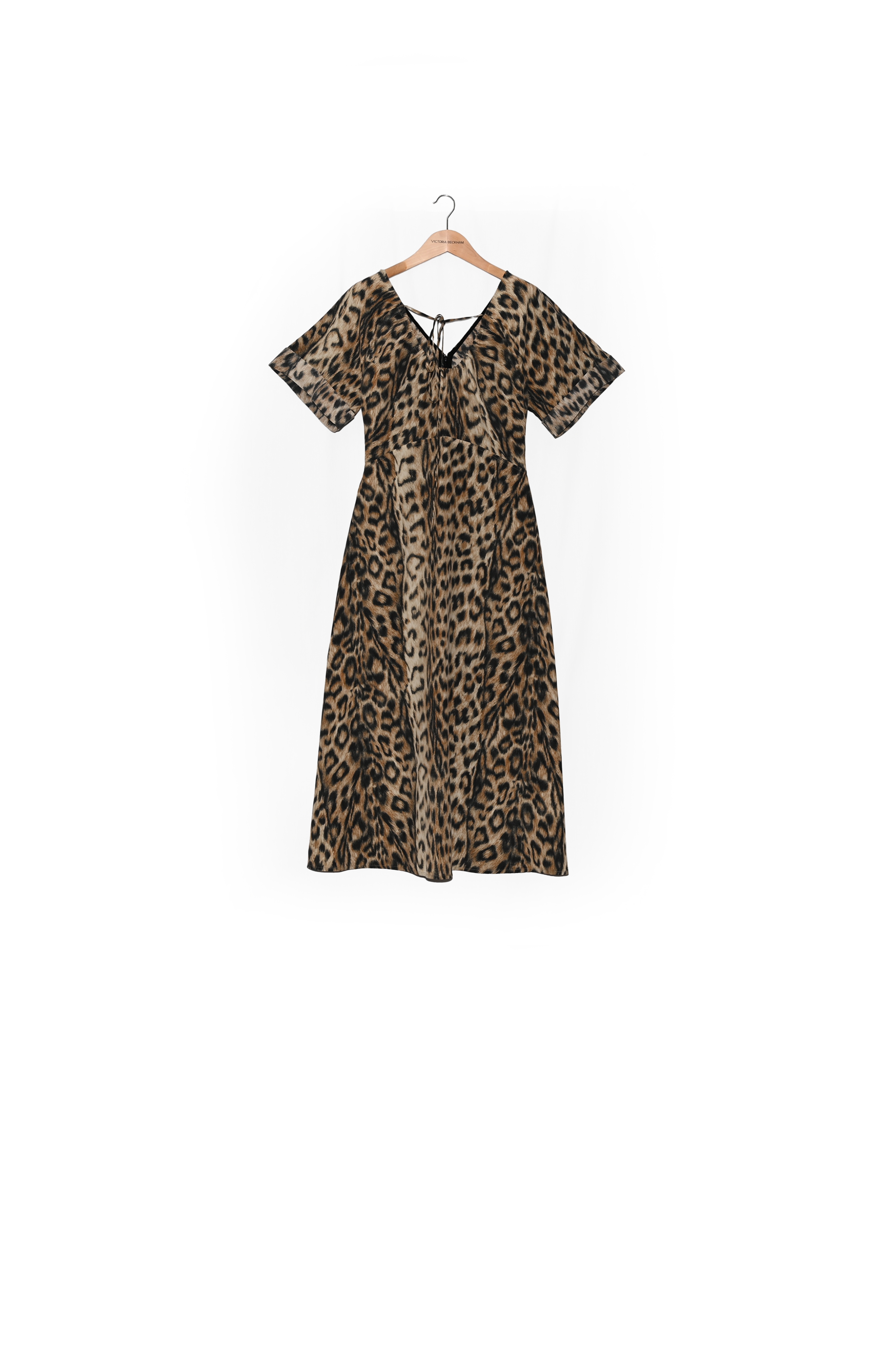 Tie Detail Short Sleeve Midi Dress Victoria Beckham second-hand photo 1