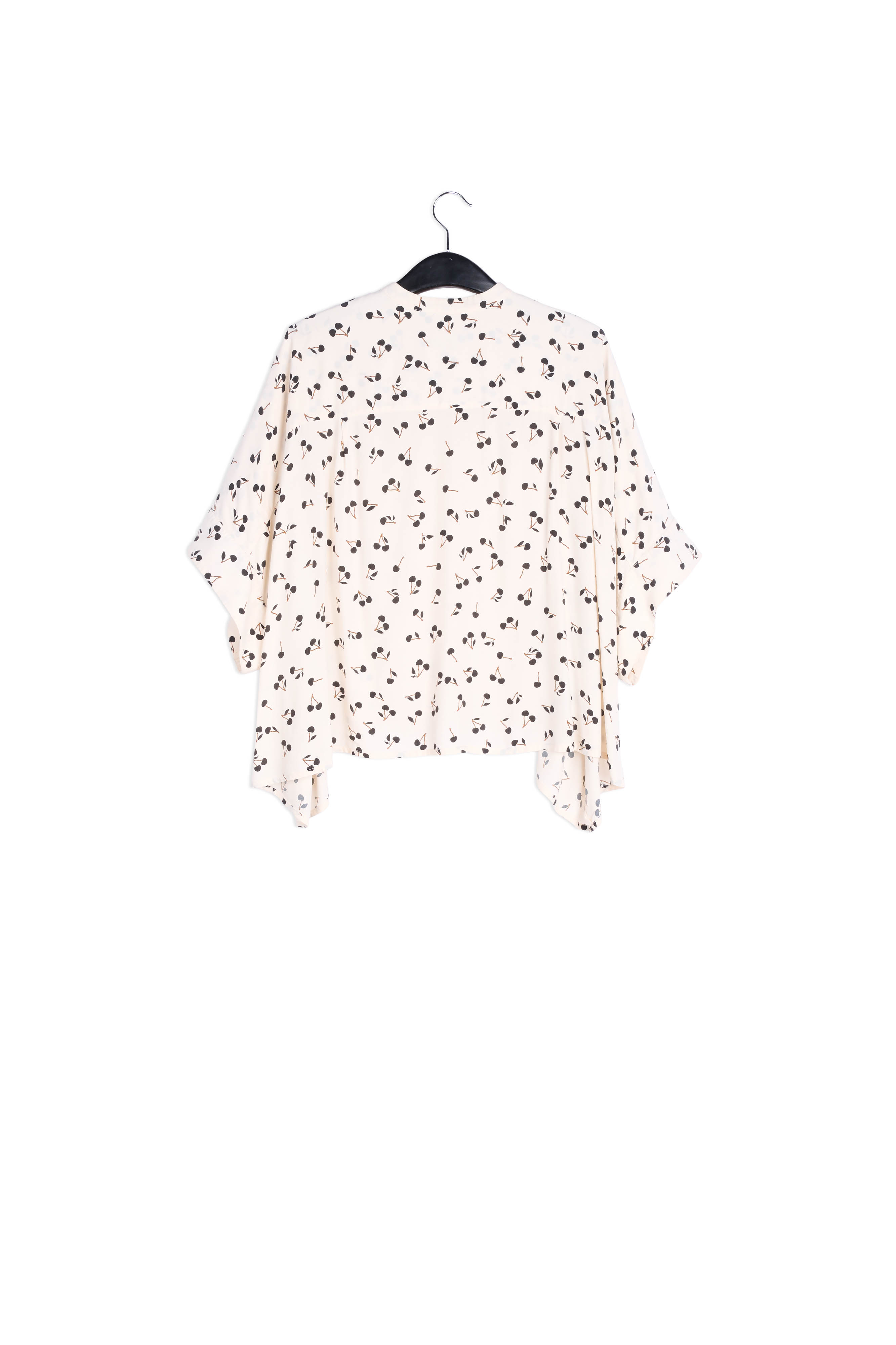 Top oversize cerises blanc cassé et noir RE—SSENTIEL seconde main photo 2