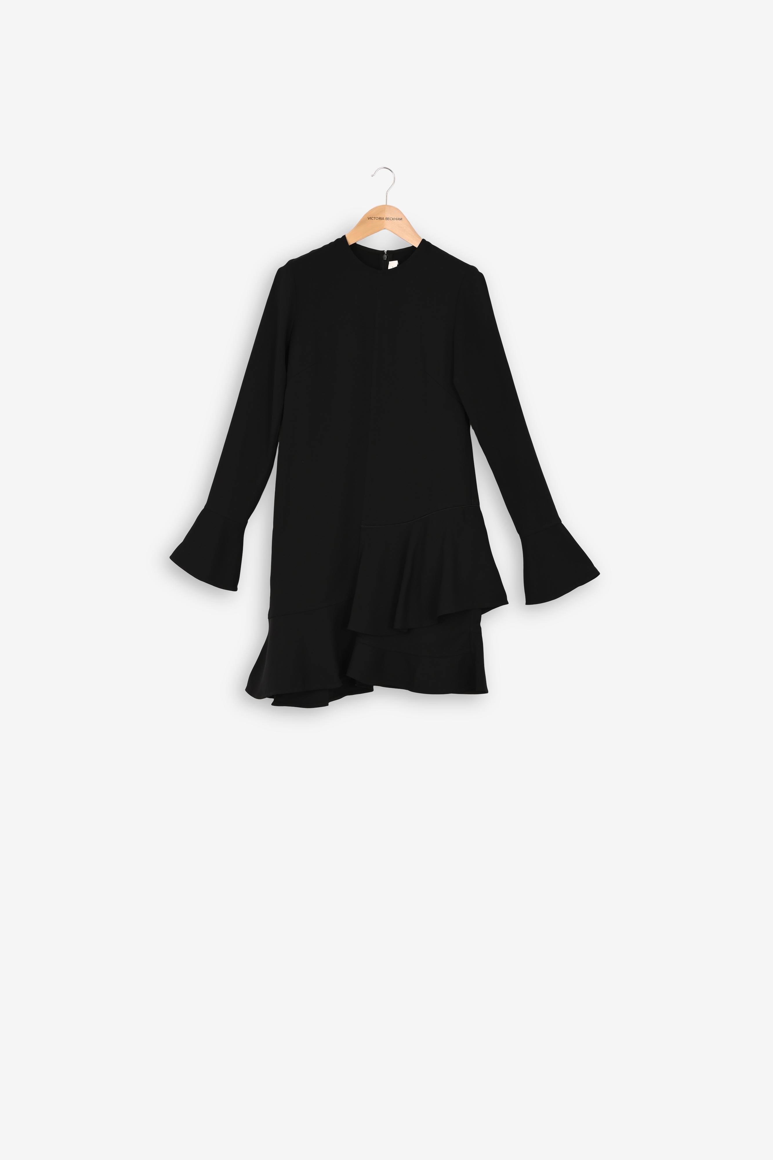 Long Sleeve Frill Mini Dress Victoria Beckham second-hand photo 2