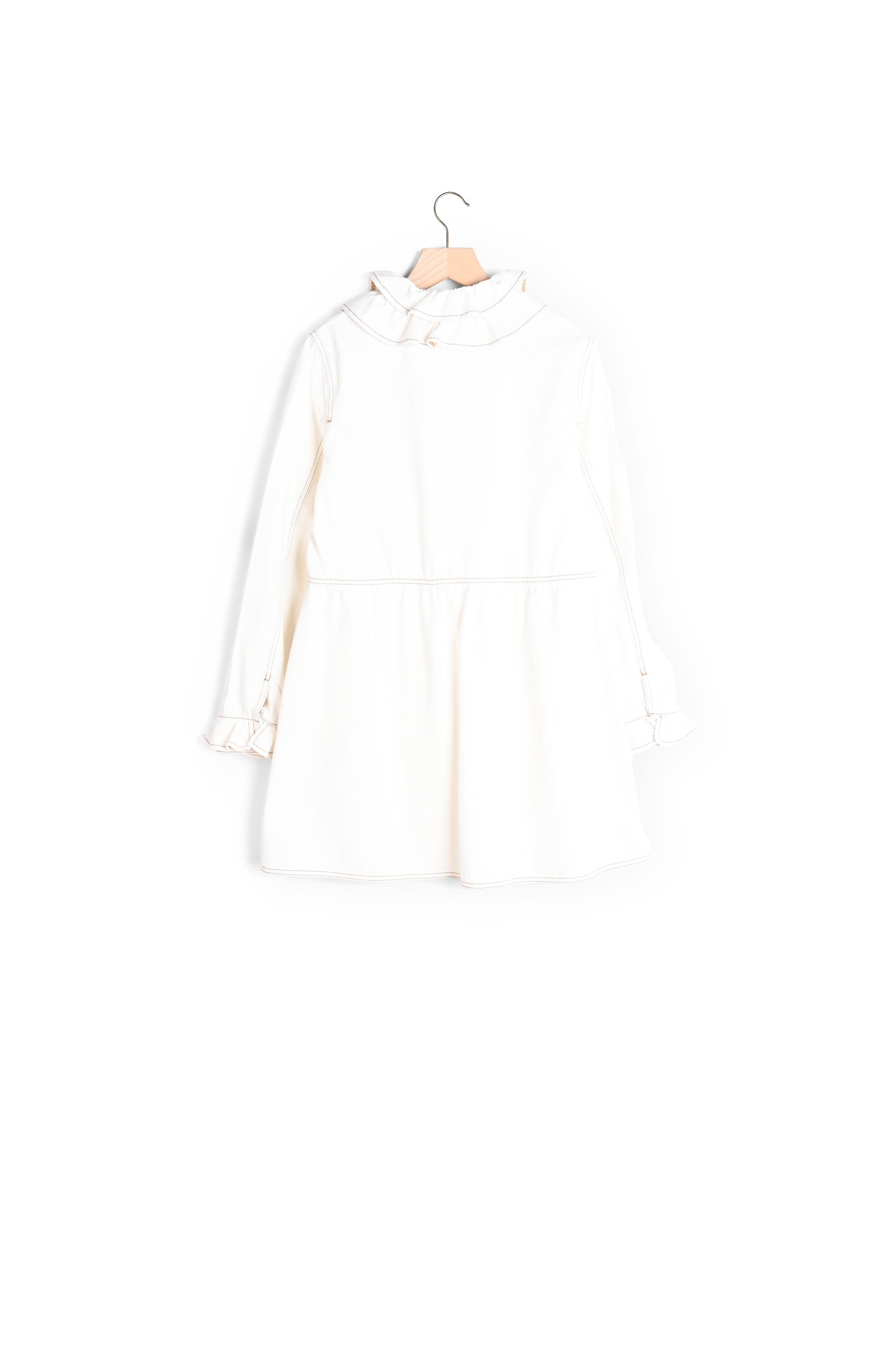 ROBE BELKIS BLANC PERLE Balzac seconde main photo 2