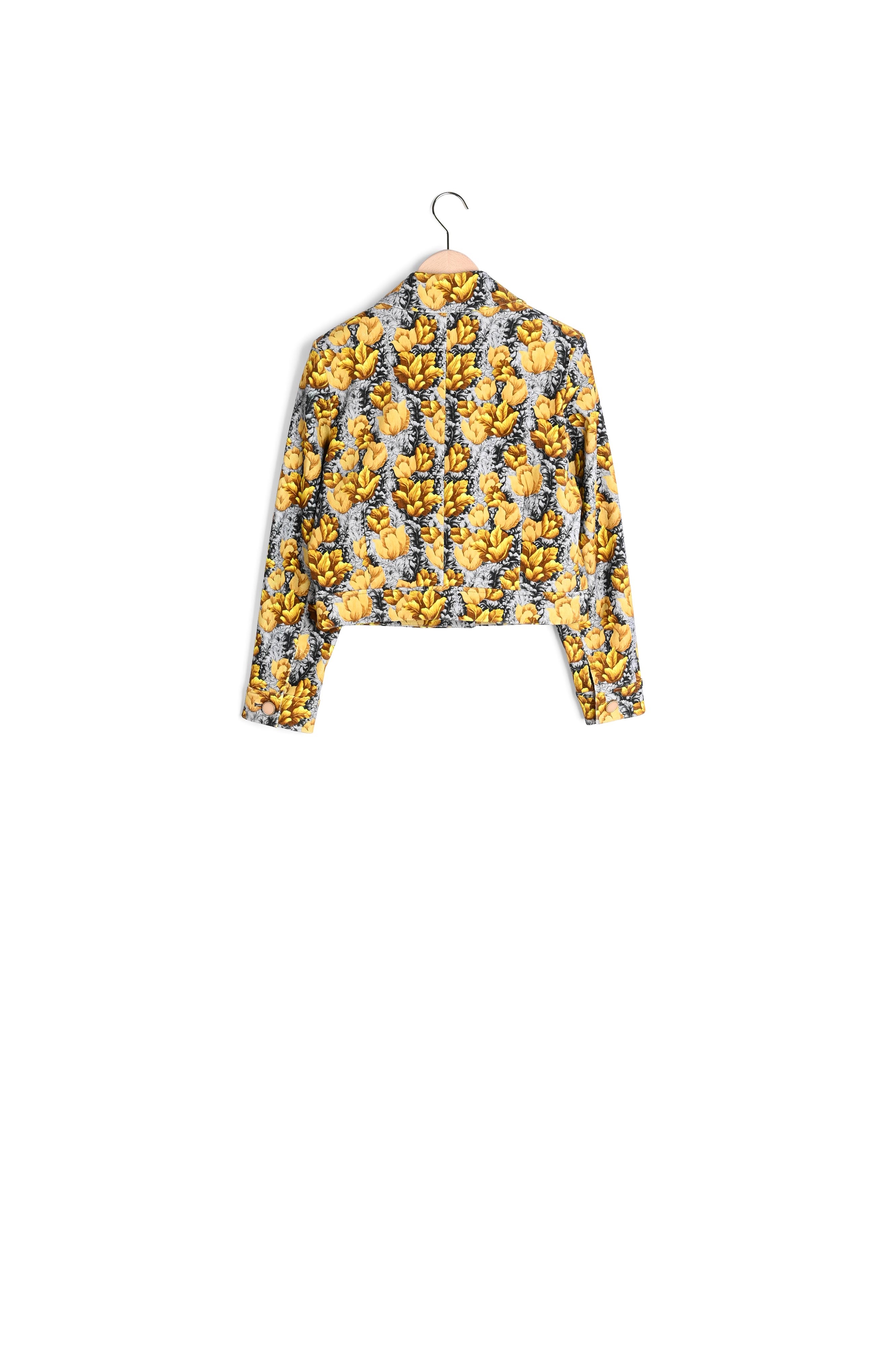 Veste Vascano grise imprimé à fleurs Tara Jarmon seconde main photo 7