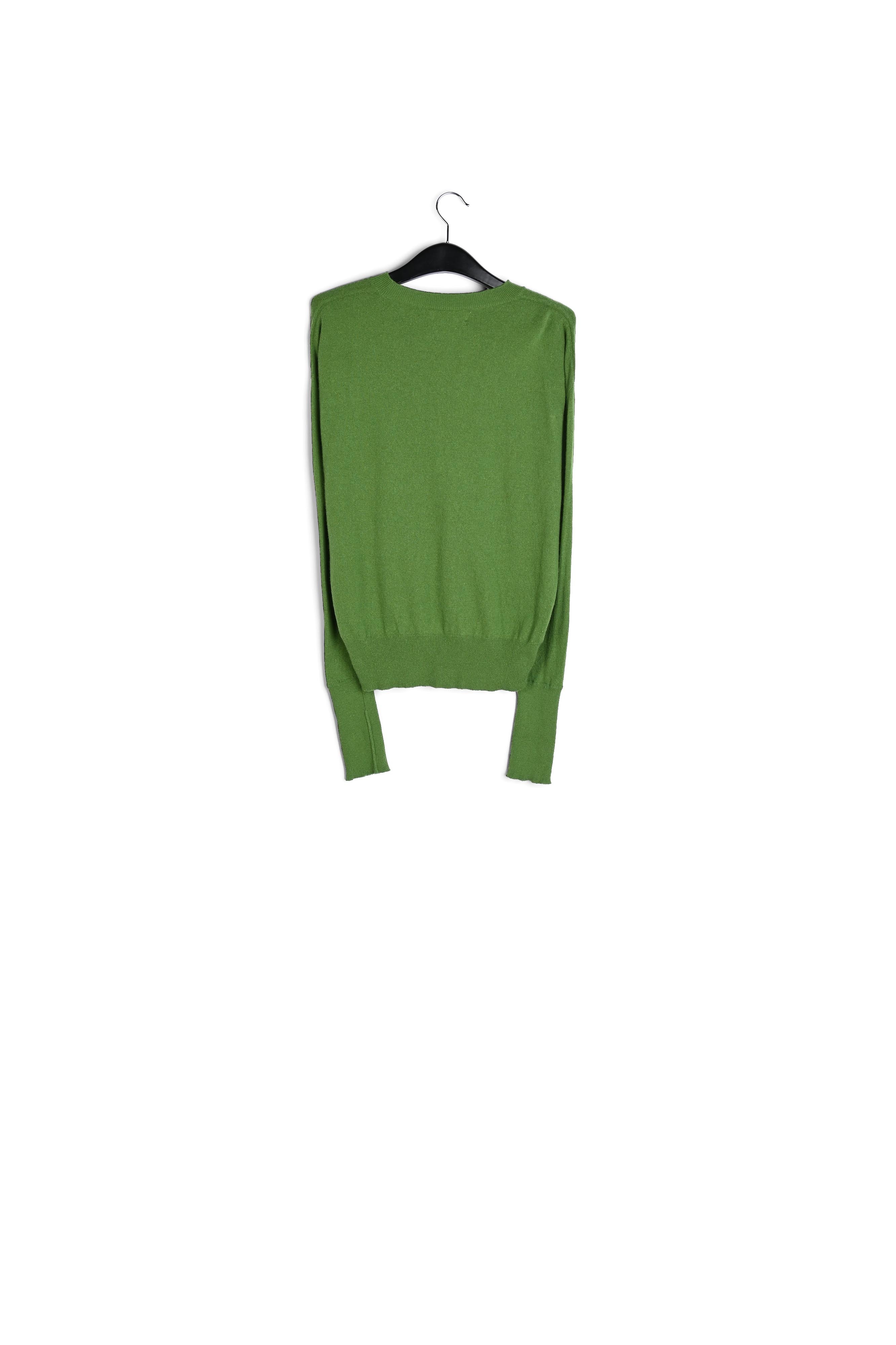 Green merino wool blend sweater RE—SSENTIEL second-hand photo 2