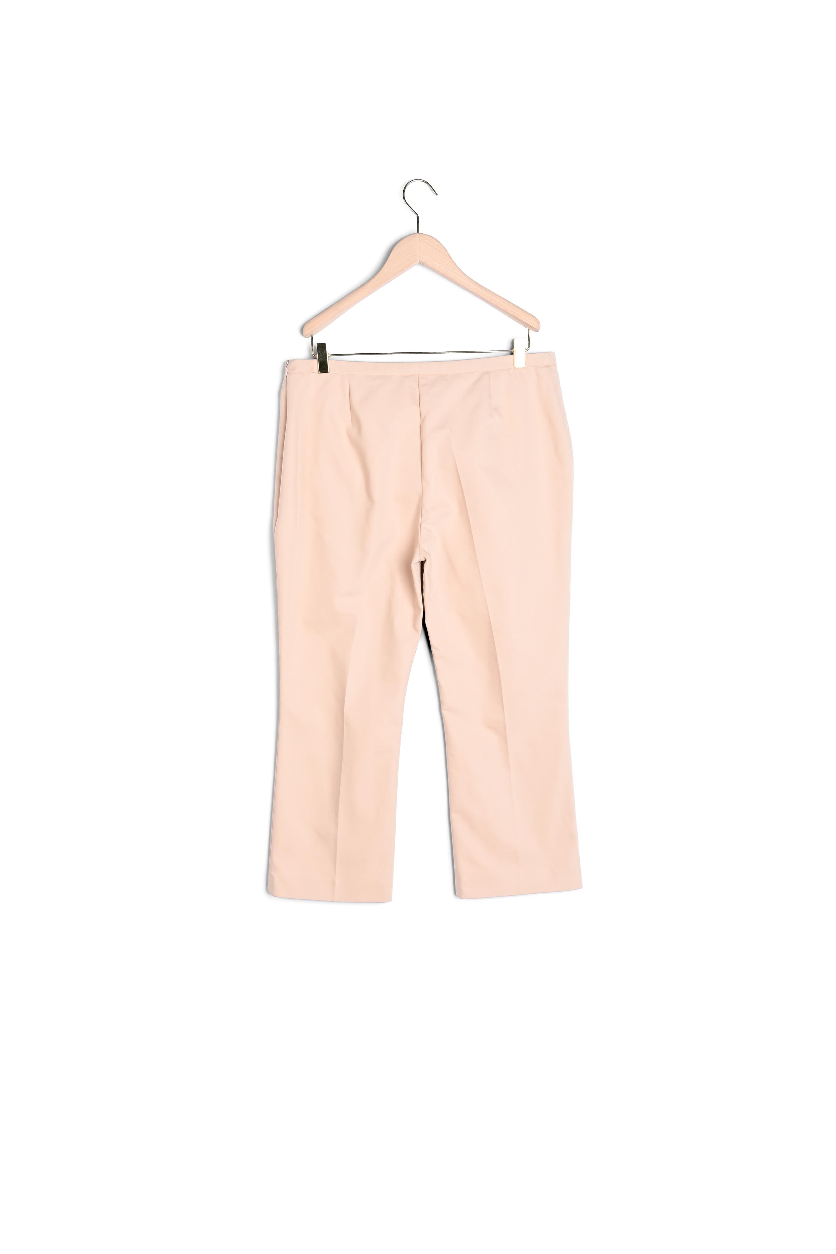 Pantalon Paquerette beige en coton Tara Jarmon seconde main photo 7