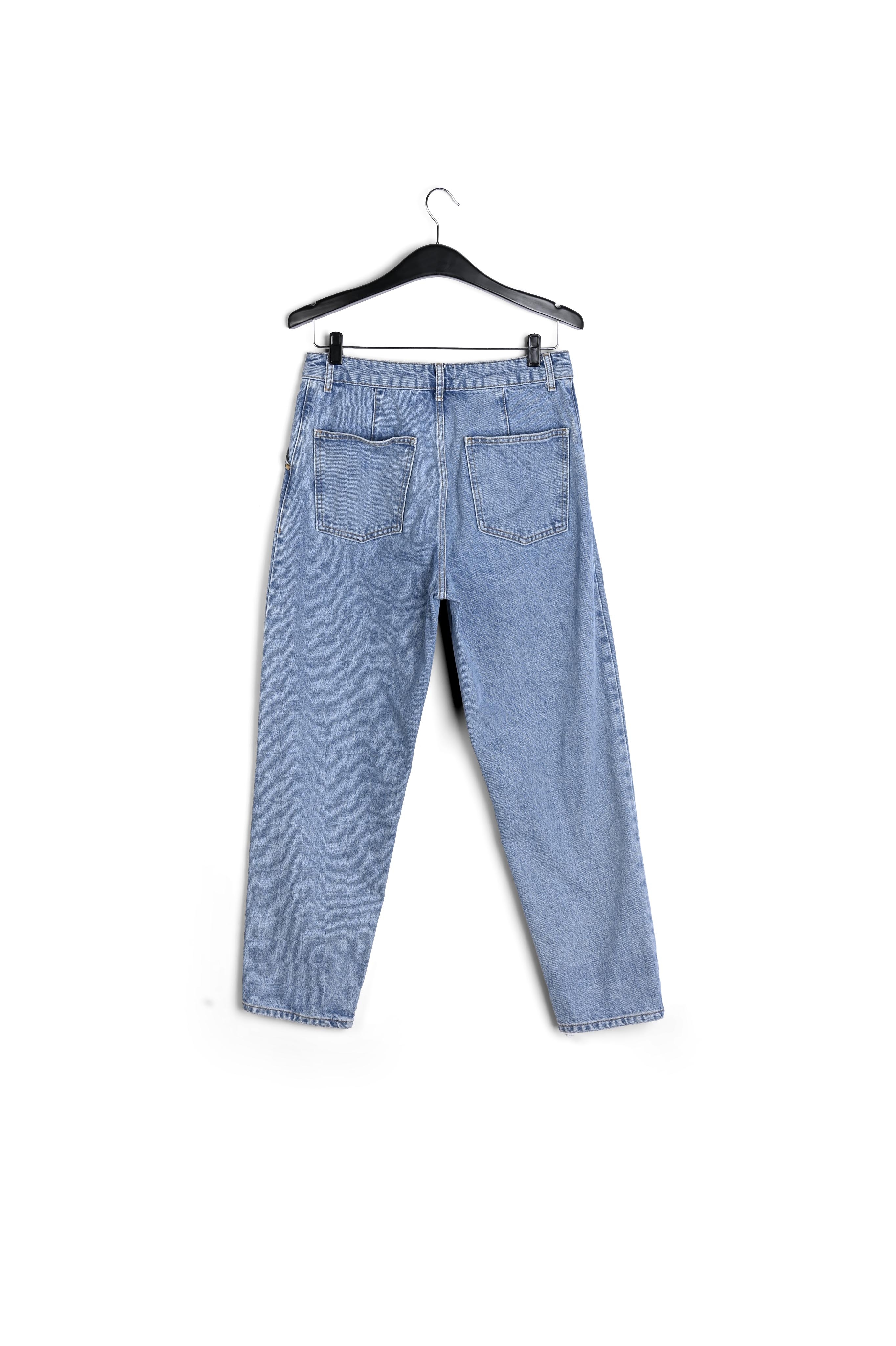 Jean bleu foncé à  taille haute RE—SSENTIEL seconde main photo 2