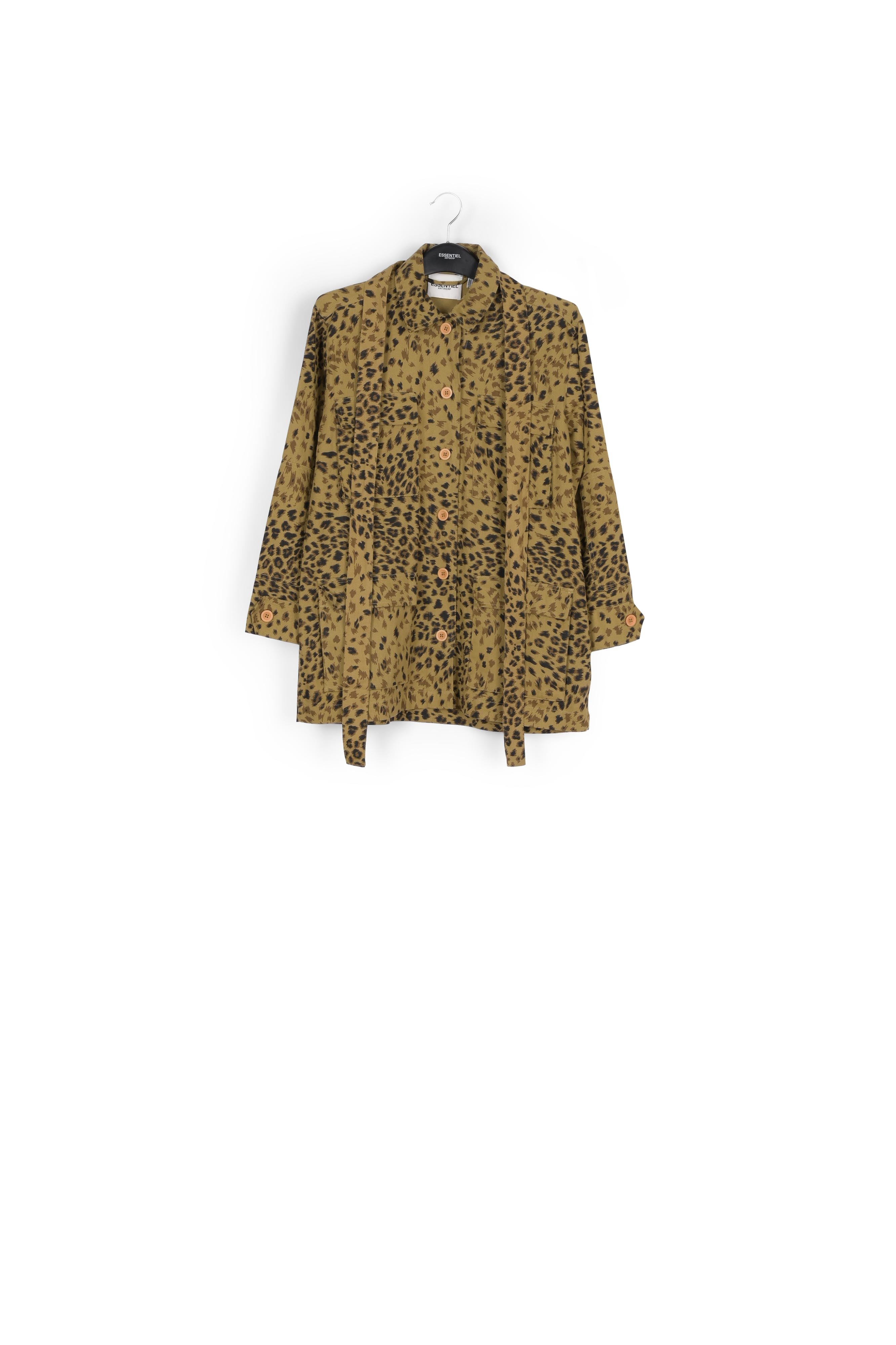 Katoenen vest met luipaardprint en pailletten RE—SSENTIEL tweedehands photo 1