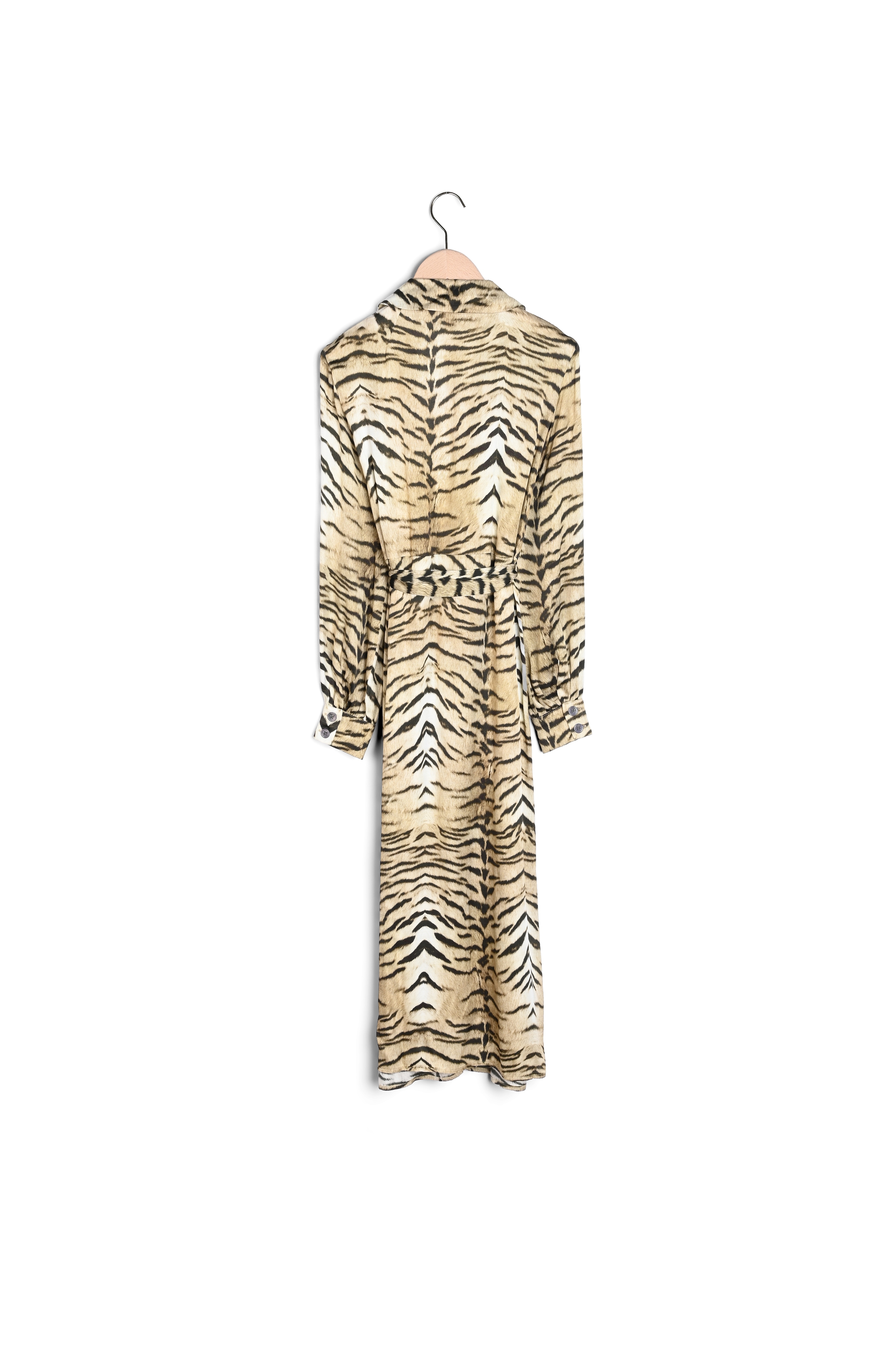 Robe Ruxy beige imprimé zèbre Tara Jarmon seconde main photo 7
