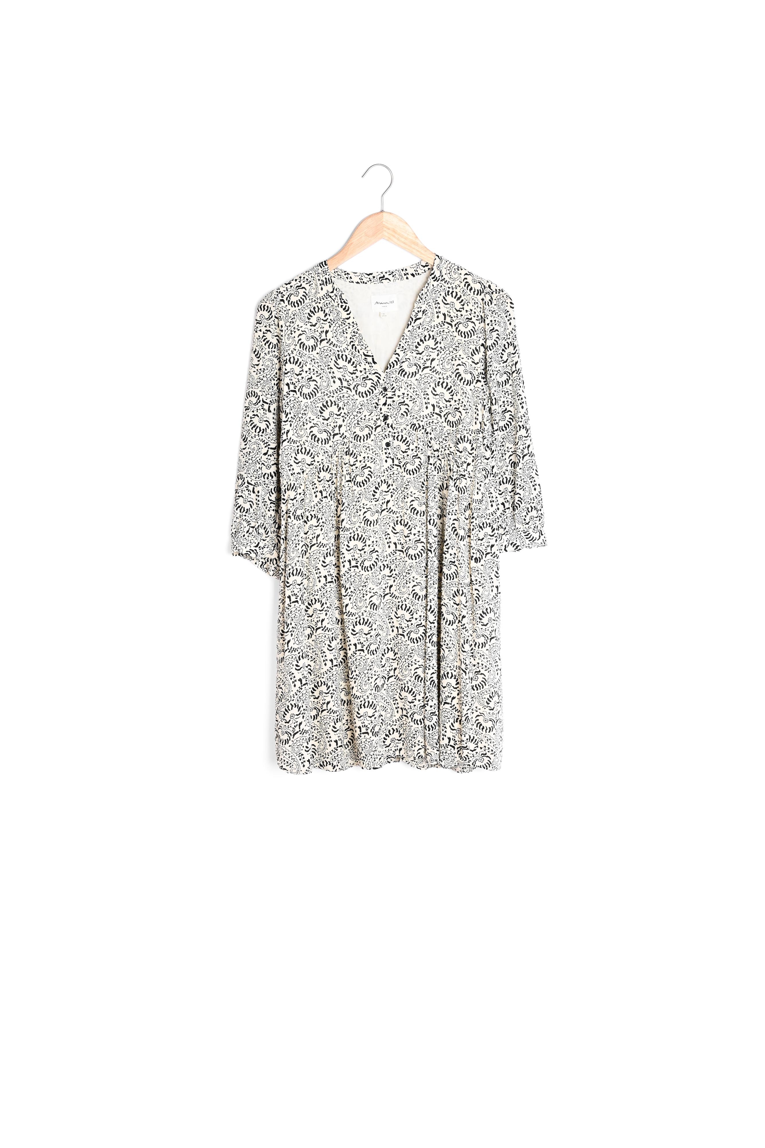Robe écrue imprimée Calypso Maison 123 seconde main photo 1