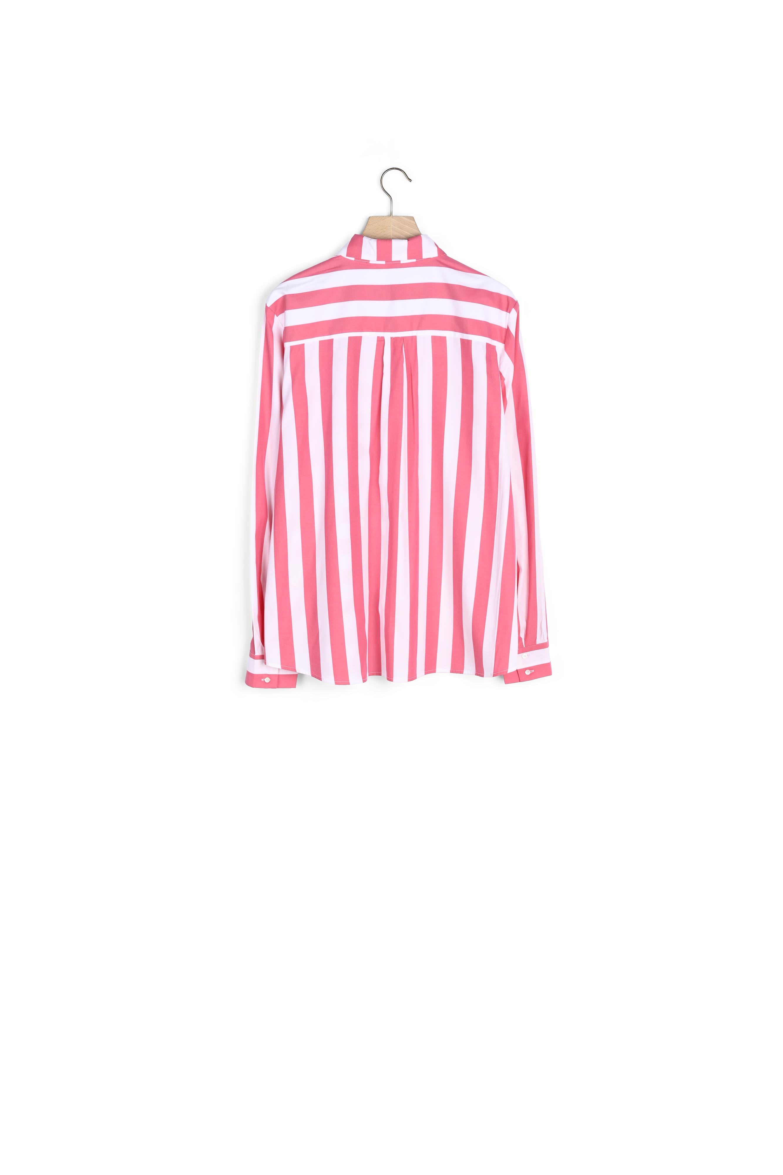 CHEMISE ULYSSE RAYURES ROSE