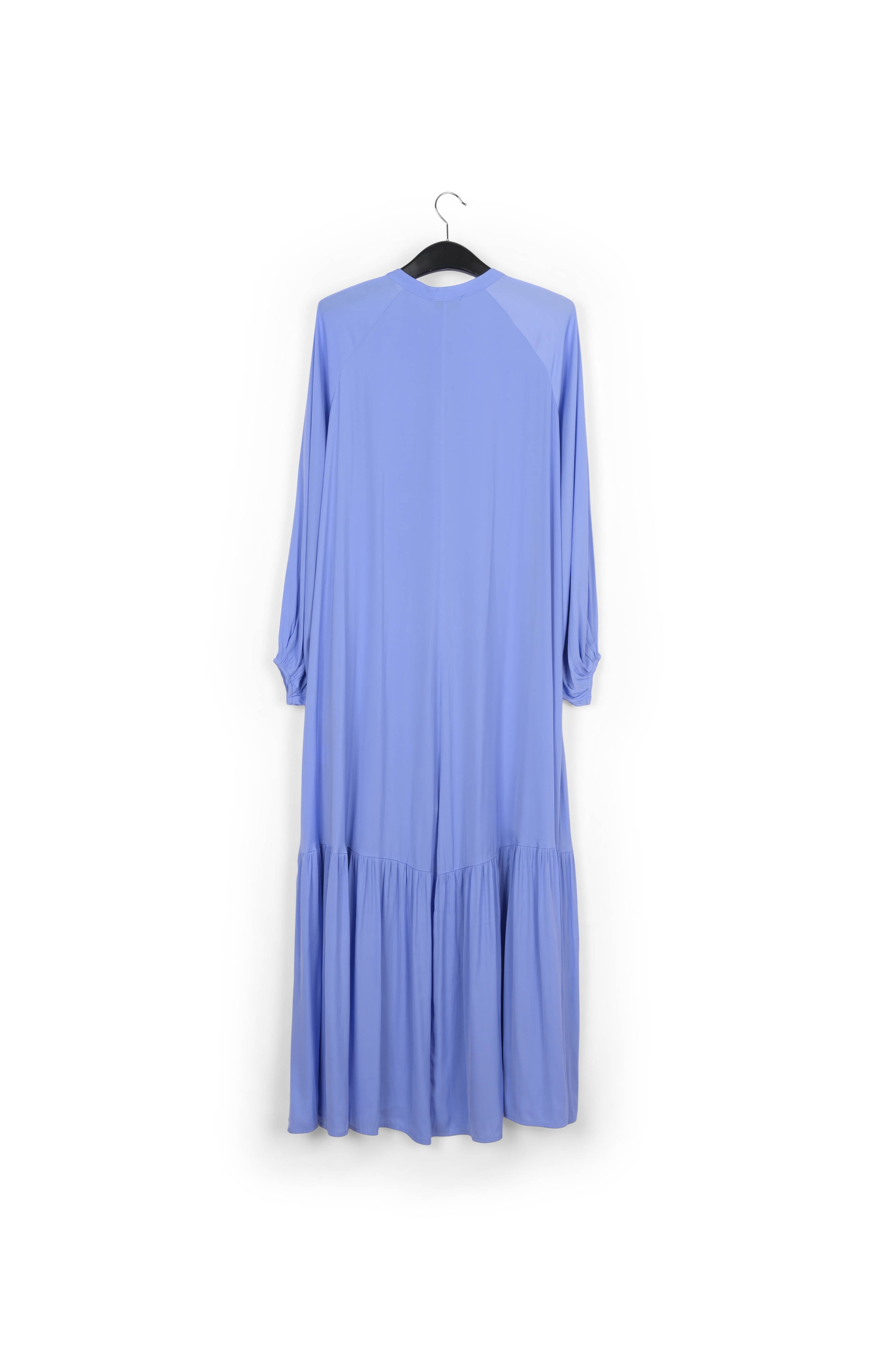 Blauwe maxi-jurk met lange mouwen RE—SSENTIEL tweedehands photo 2