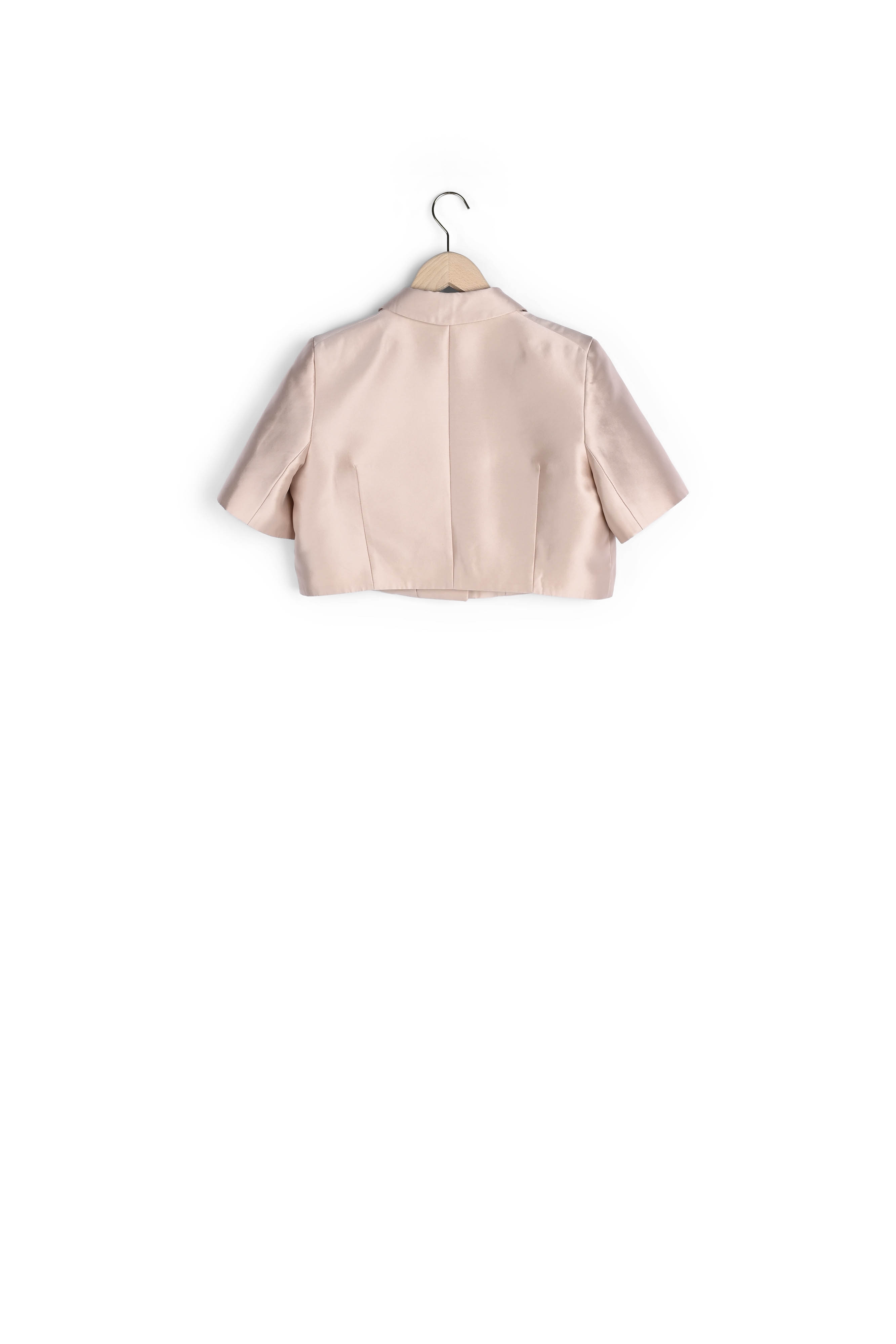 Veste Volupte nude en satin Tara Jarmon seconde main photo 6