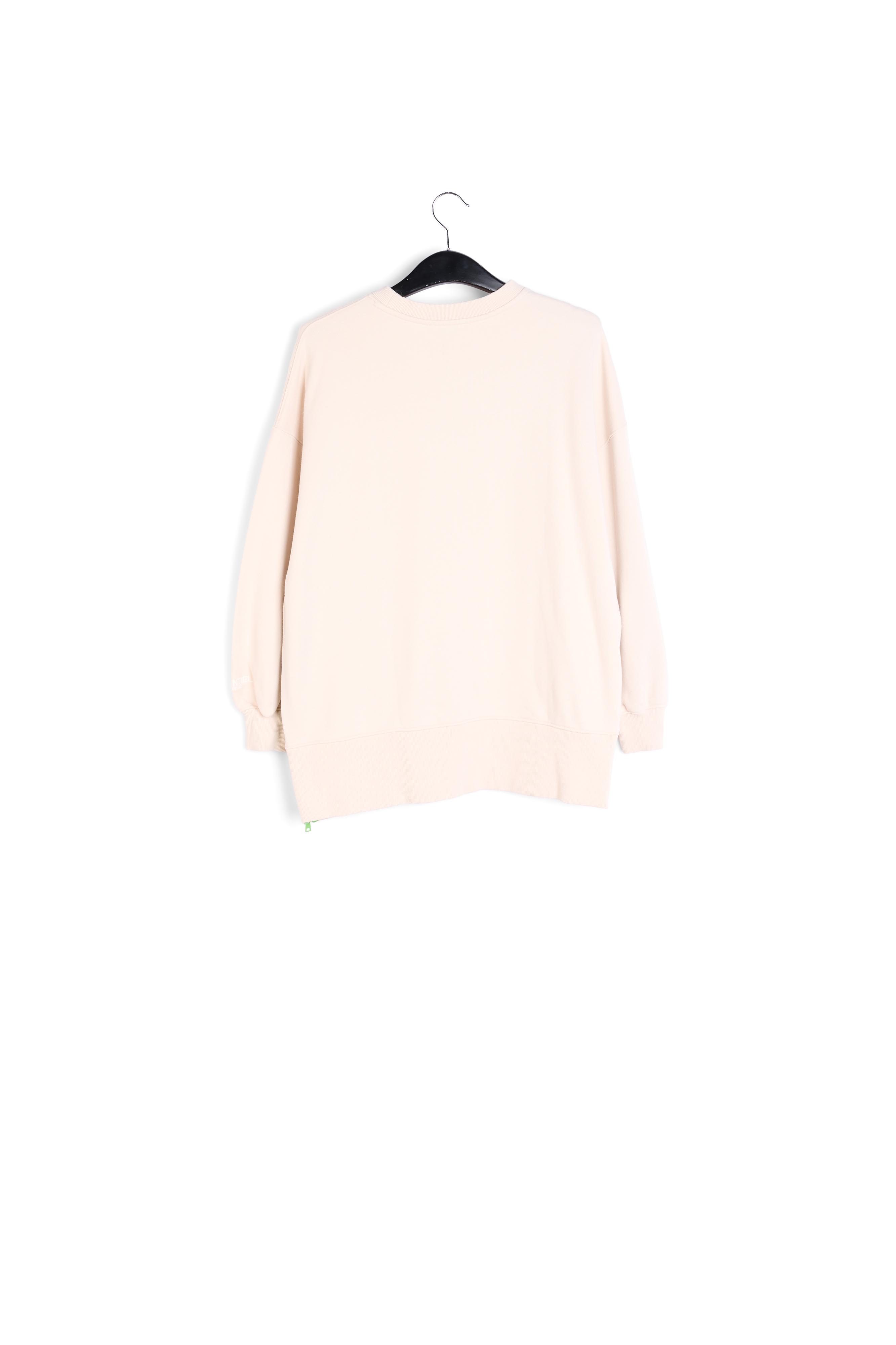 Gebroken witte boxy sweater van biokatoen RE—SSENTIEL tweedehands photo 2