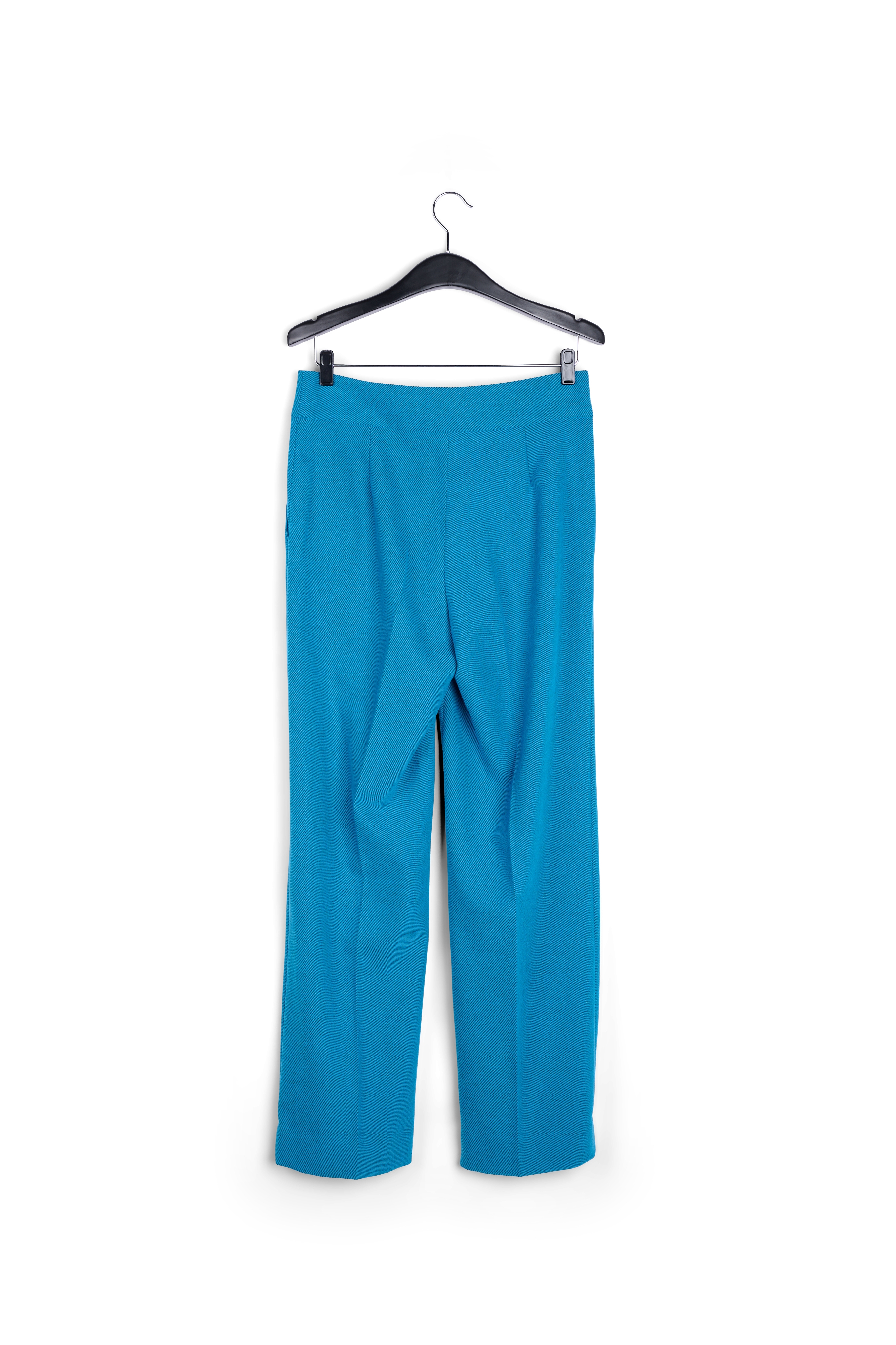 Blue straight-leg pants RE—SSENTIEL second-hand photo 2