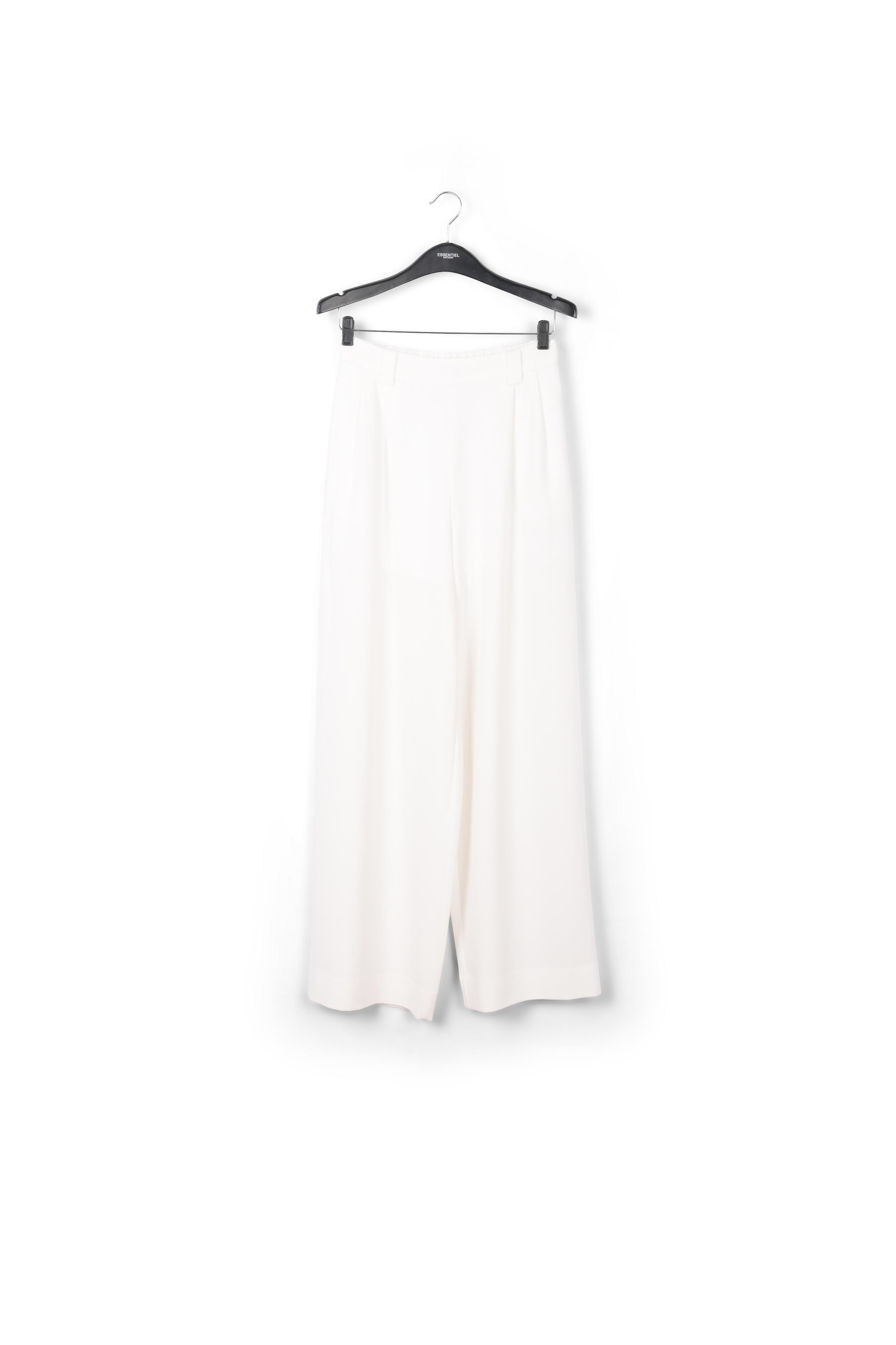Gebroken witte broek met brede pijpen RE—SSENTIEL tweedehands photo 1
