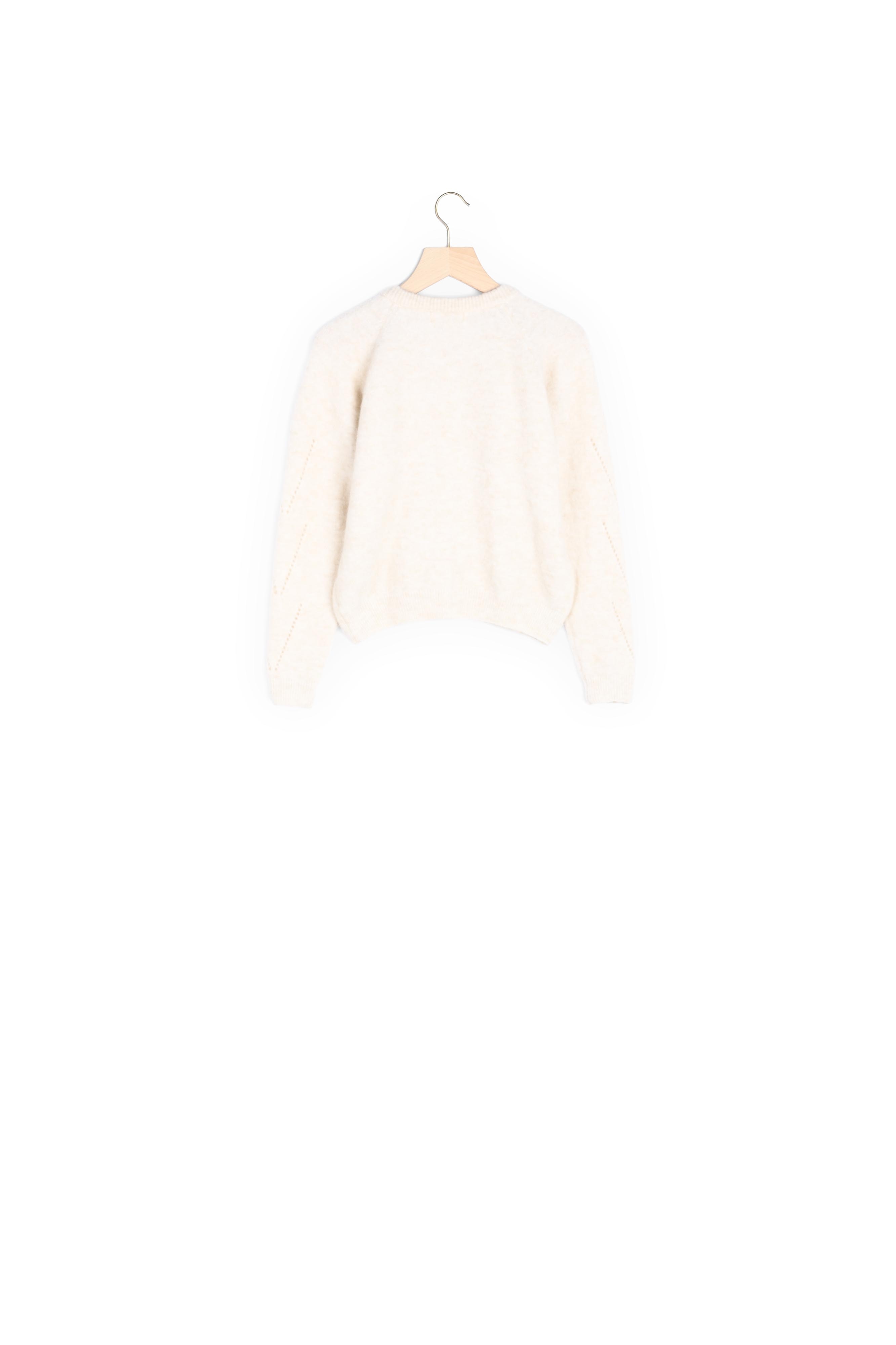 CARDIGAN CALEB BLANC NATUREL Balzac seconde main photo 3