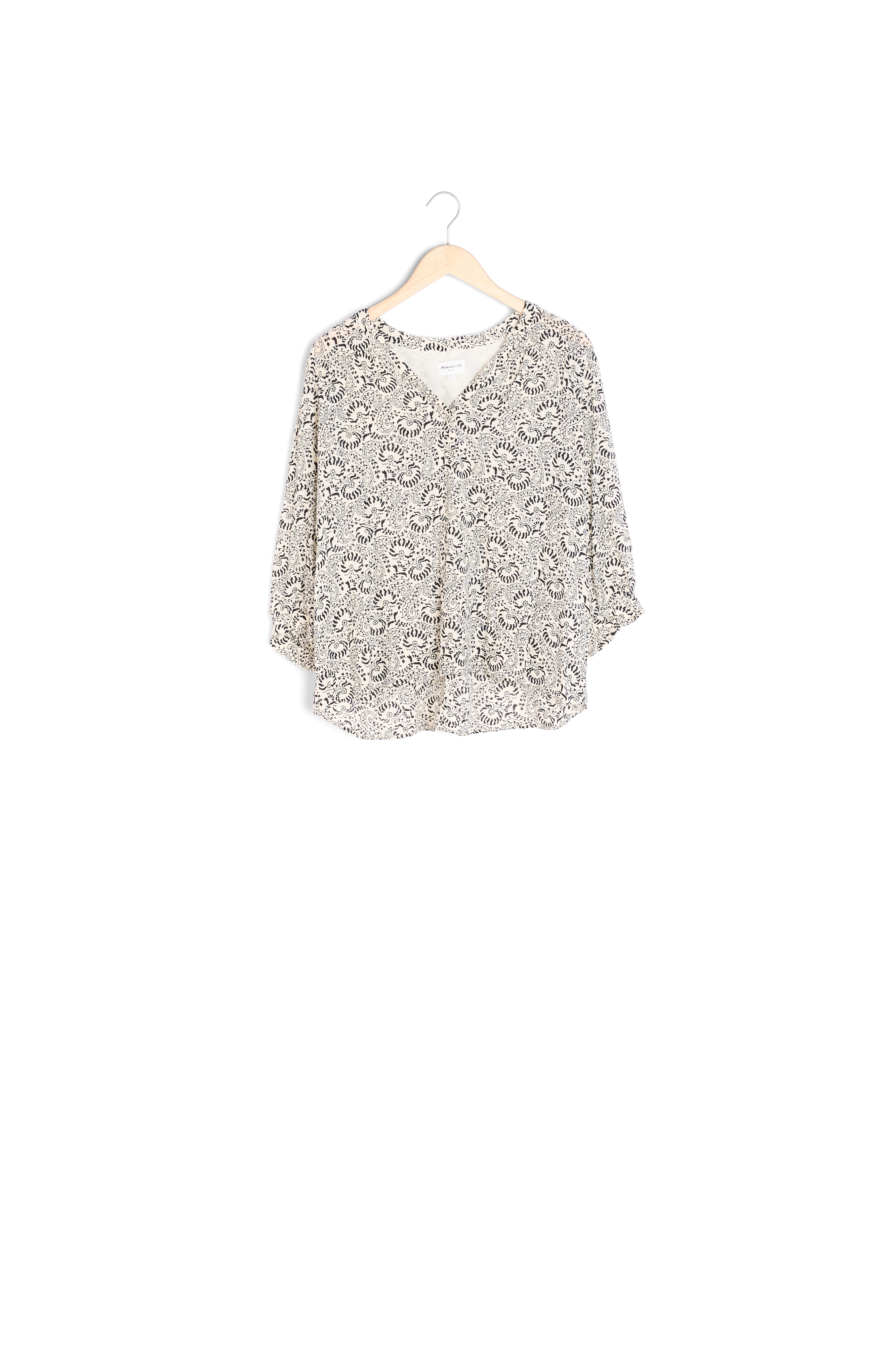Blouse écrue imprimé fleuri Elsa Maison 123 seconde main photo 3