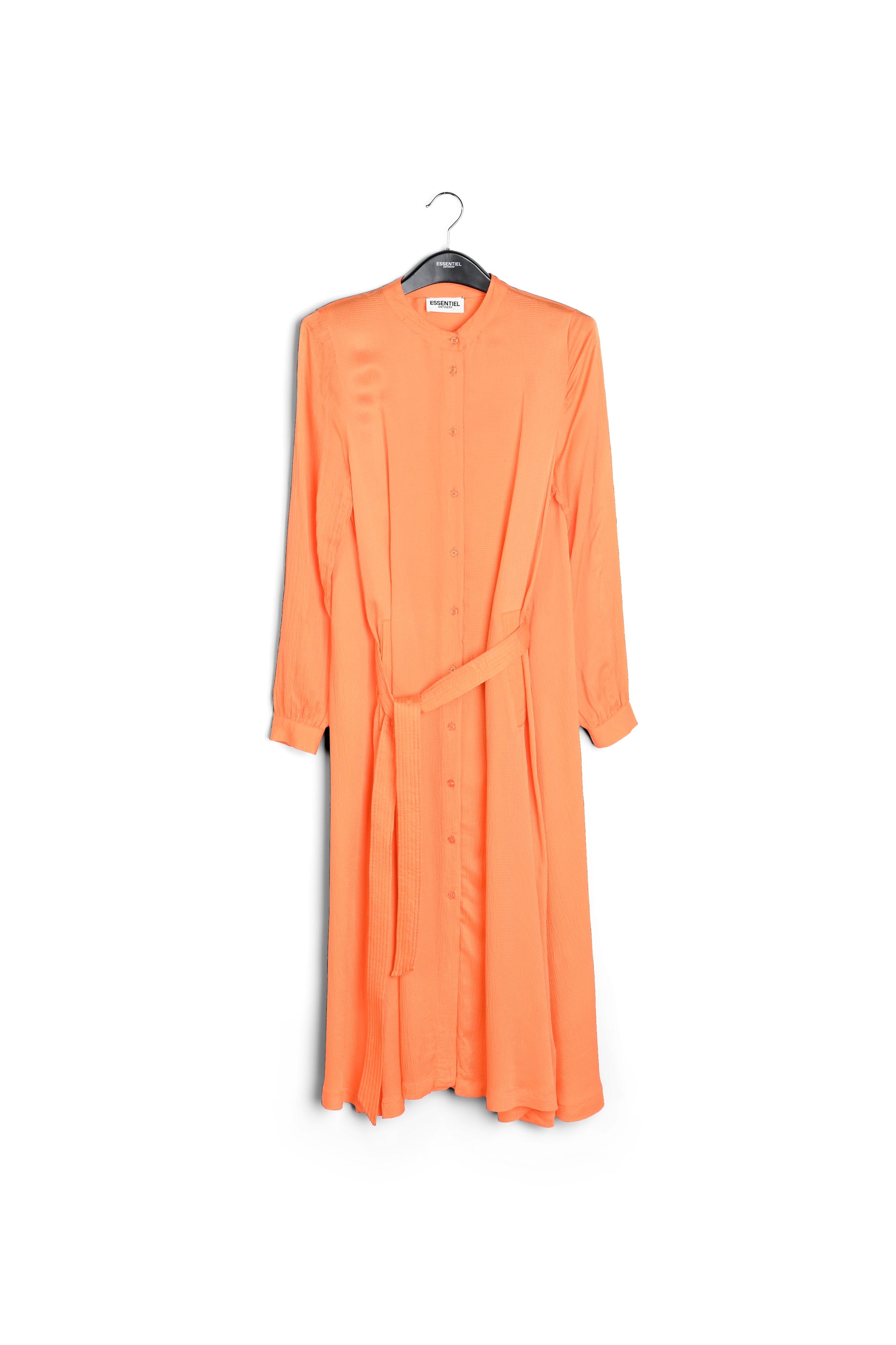 Robe chemise midi orange RE—SSENTIEL seconde main photo 1