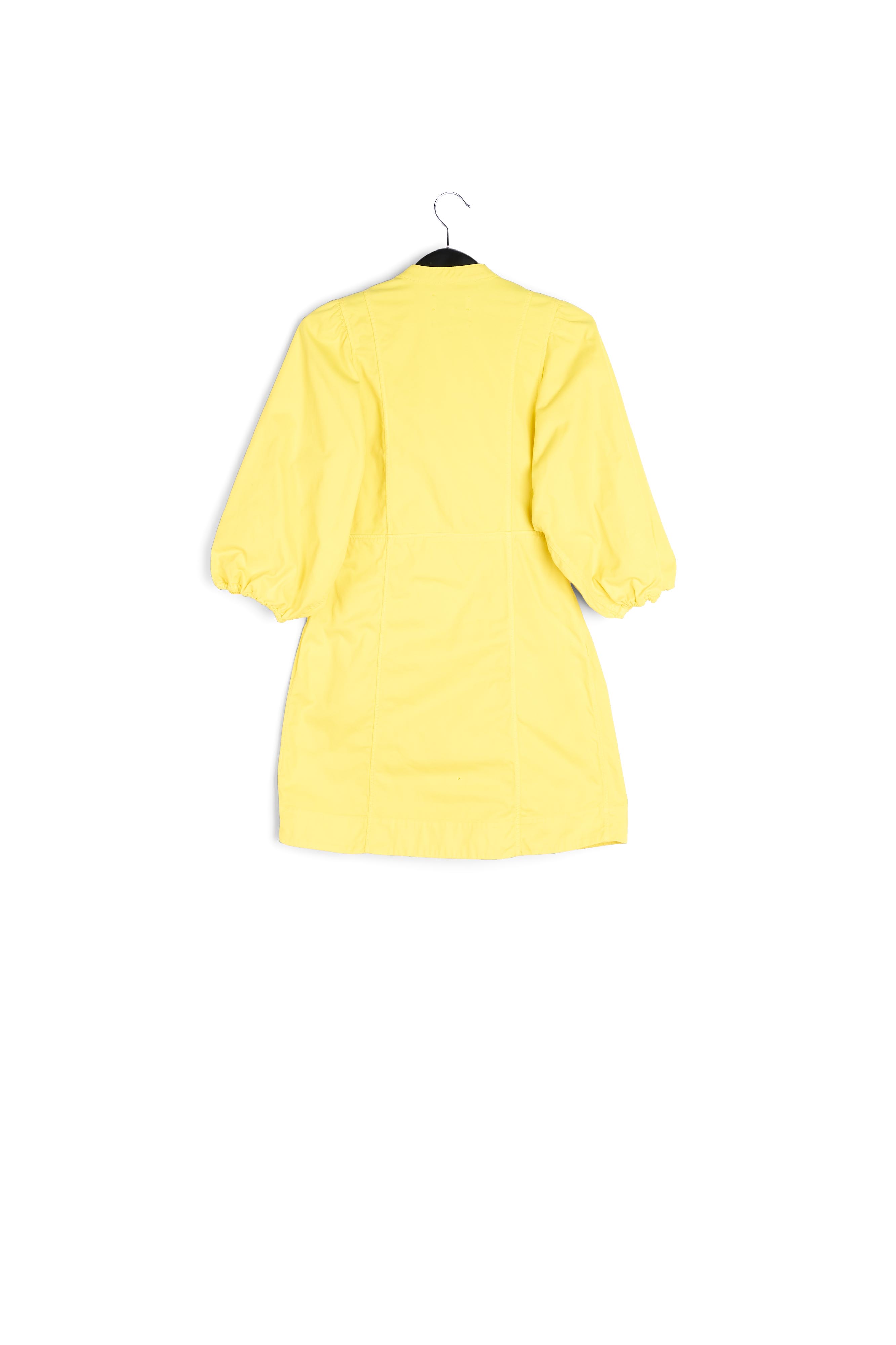 Mini-robe jaune en coton sergé RE—SSENTIEL seconde main photo 2