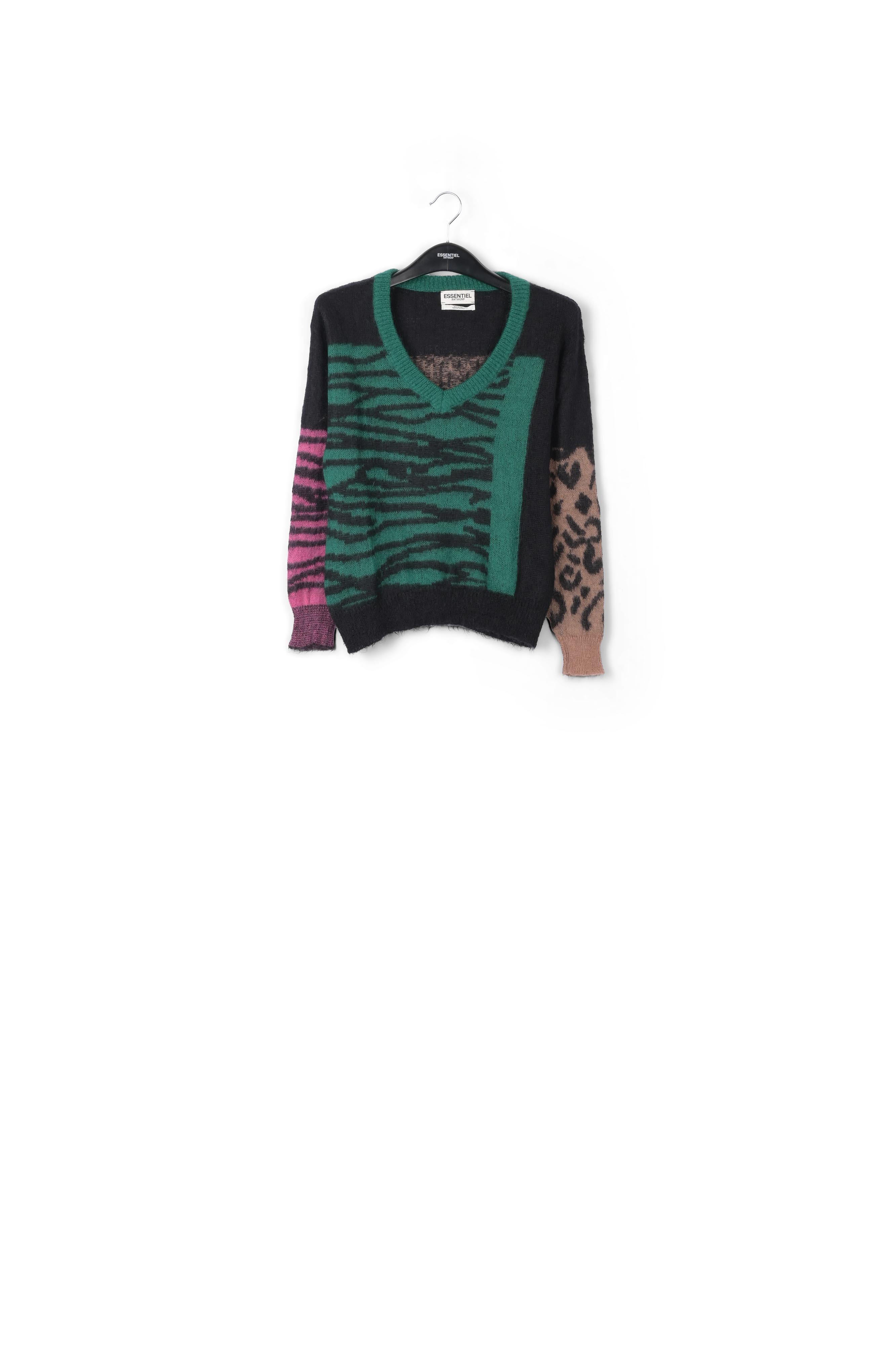 Jacquard v neck RE—SSENTIEL second-hand photo 1