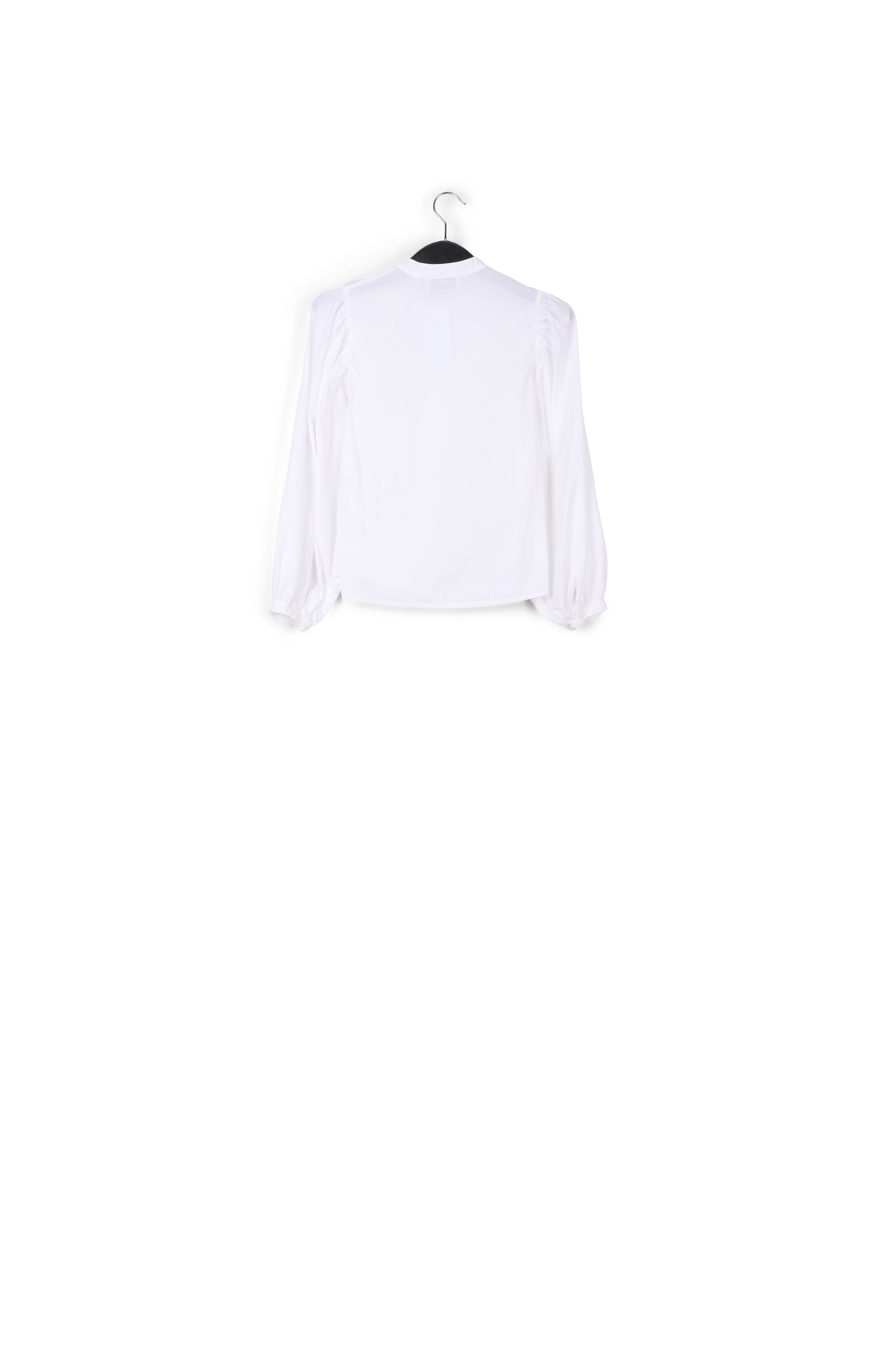Chemisier en coton blanc RE—SSENTIEL seconde main photo 4