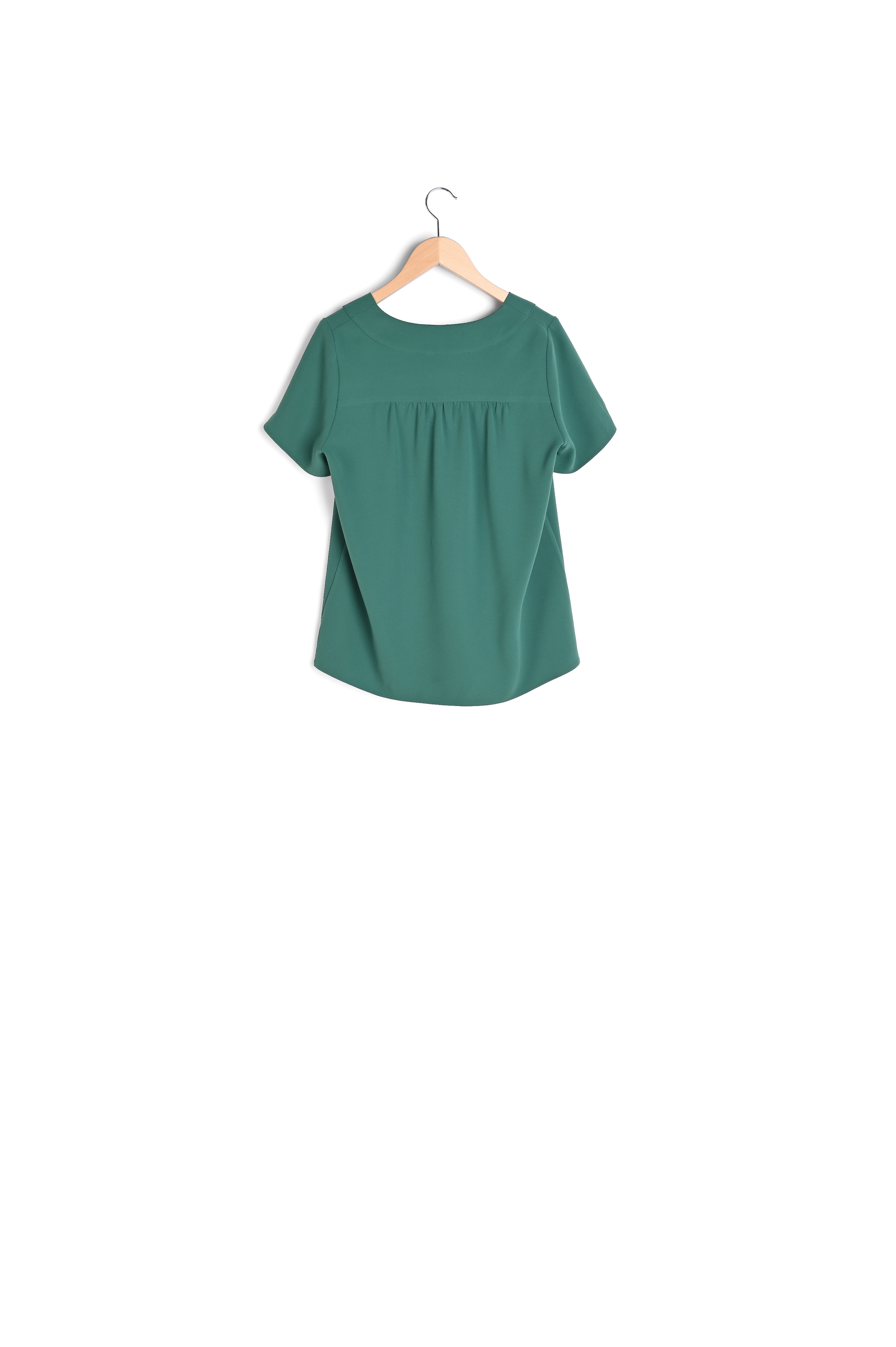 Blouse col V unie - CERES Gerard Darel seconde main photo 2