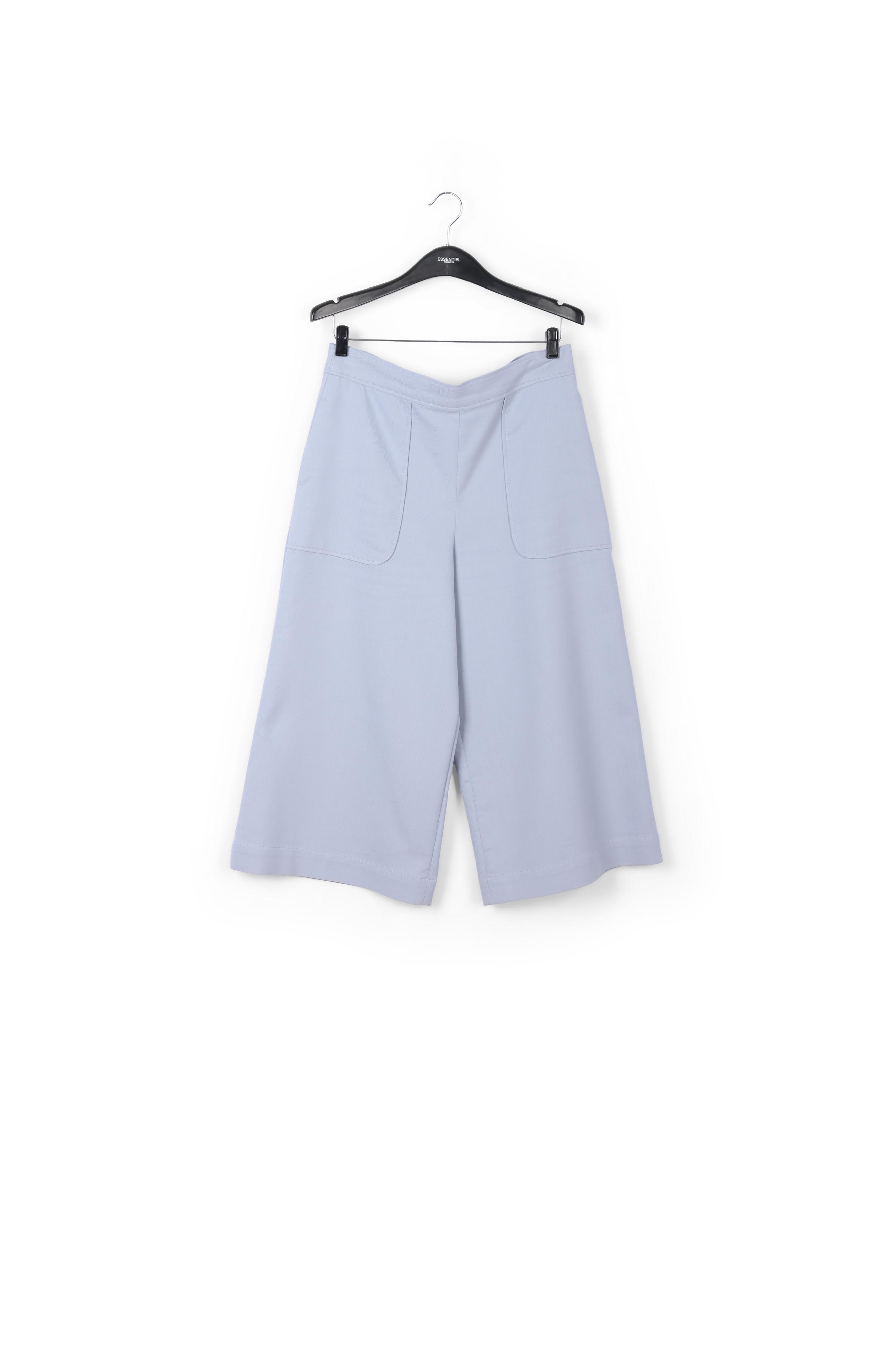 Lichtblauwe cropped broek met wijde pijpen RE—SSENTIEL tweedehands photo 1