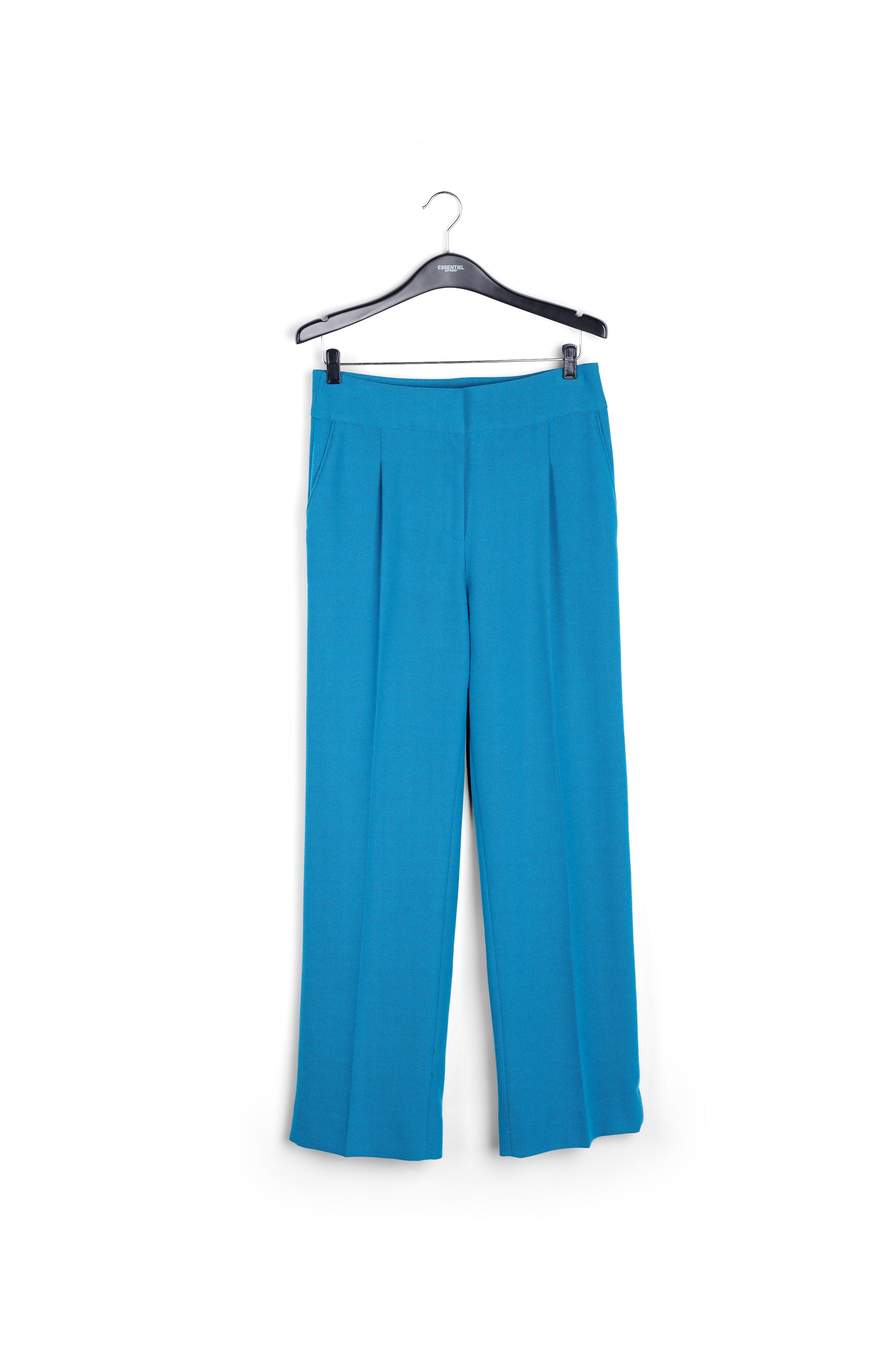 Blue straight-leg pants RE—SSENTIEL second-hand photo 1