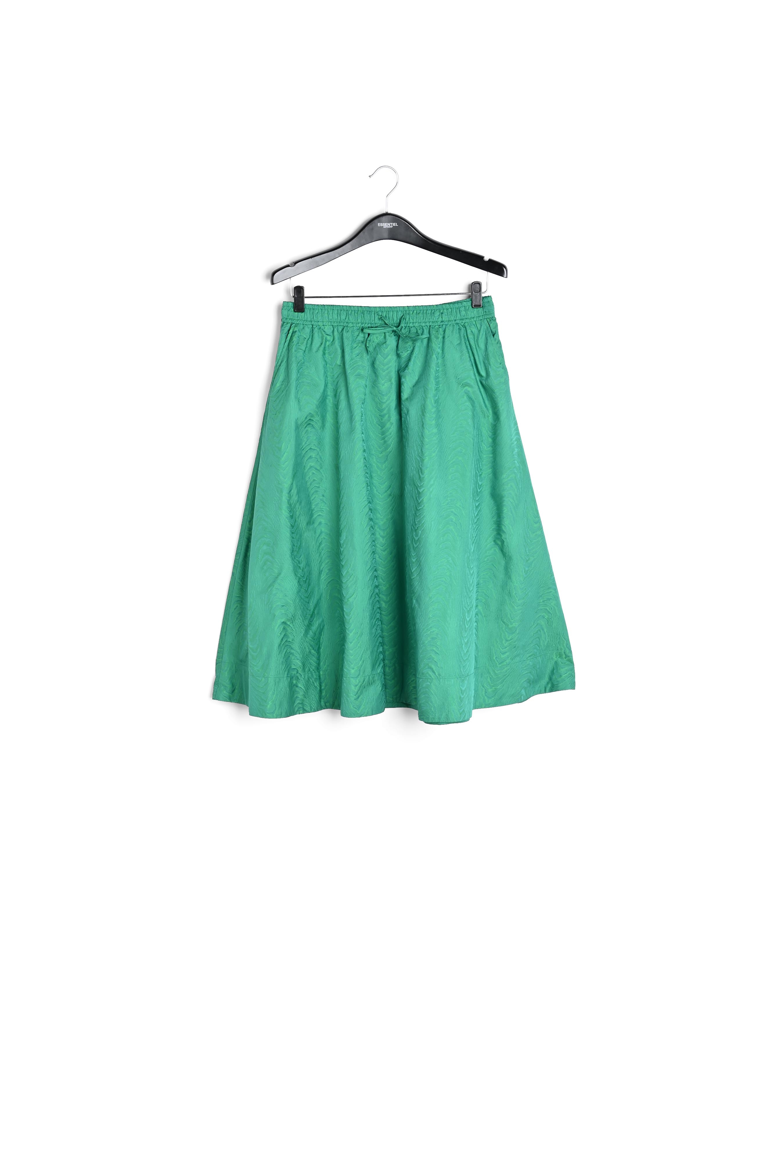 Green jacquard a-line skirt RE—SSENTIEL second-hand photo 1