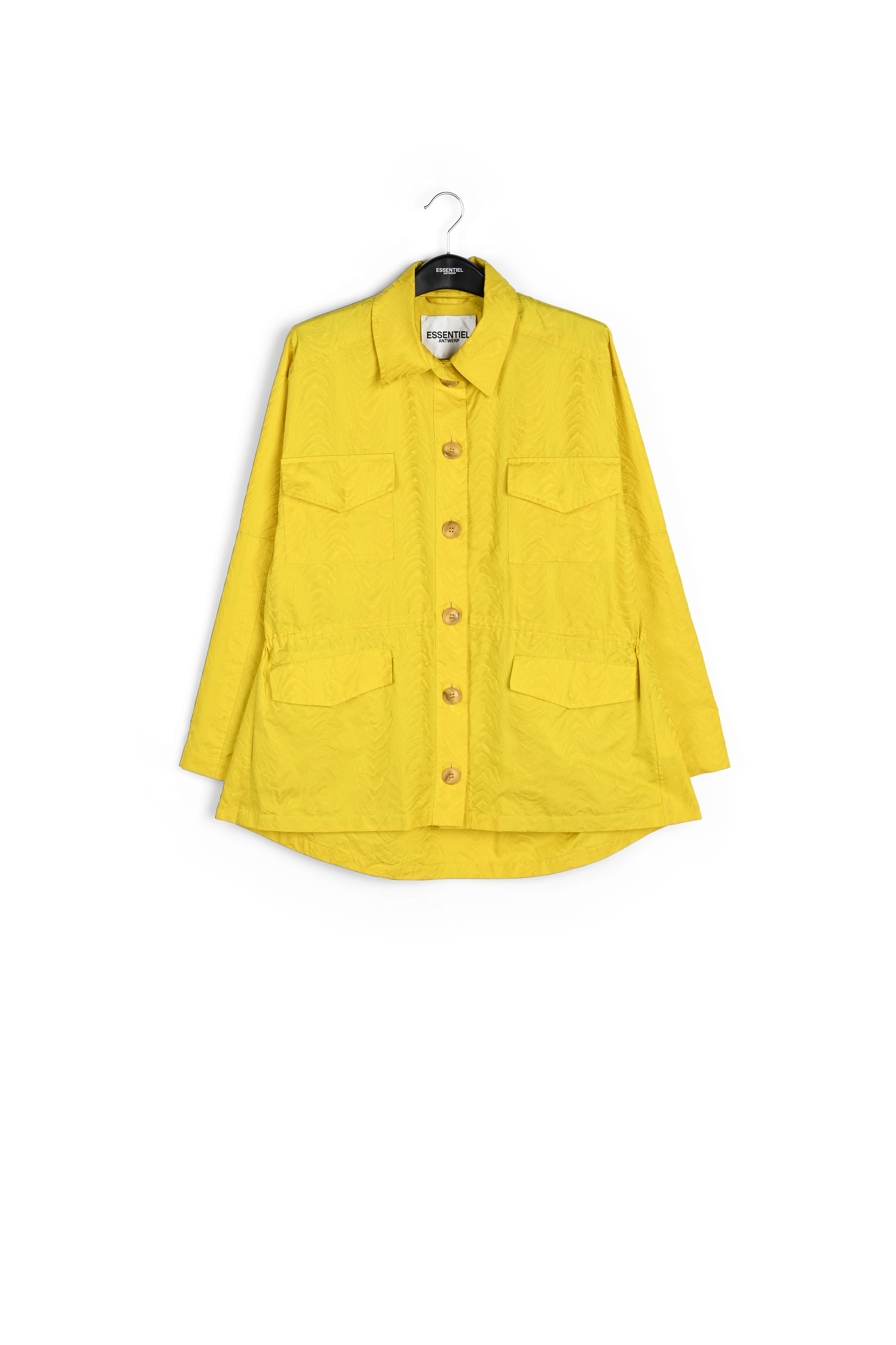 Veste en jacquard jaune RE—SSENTIEL seconde main photo 1