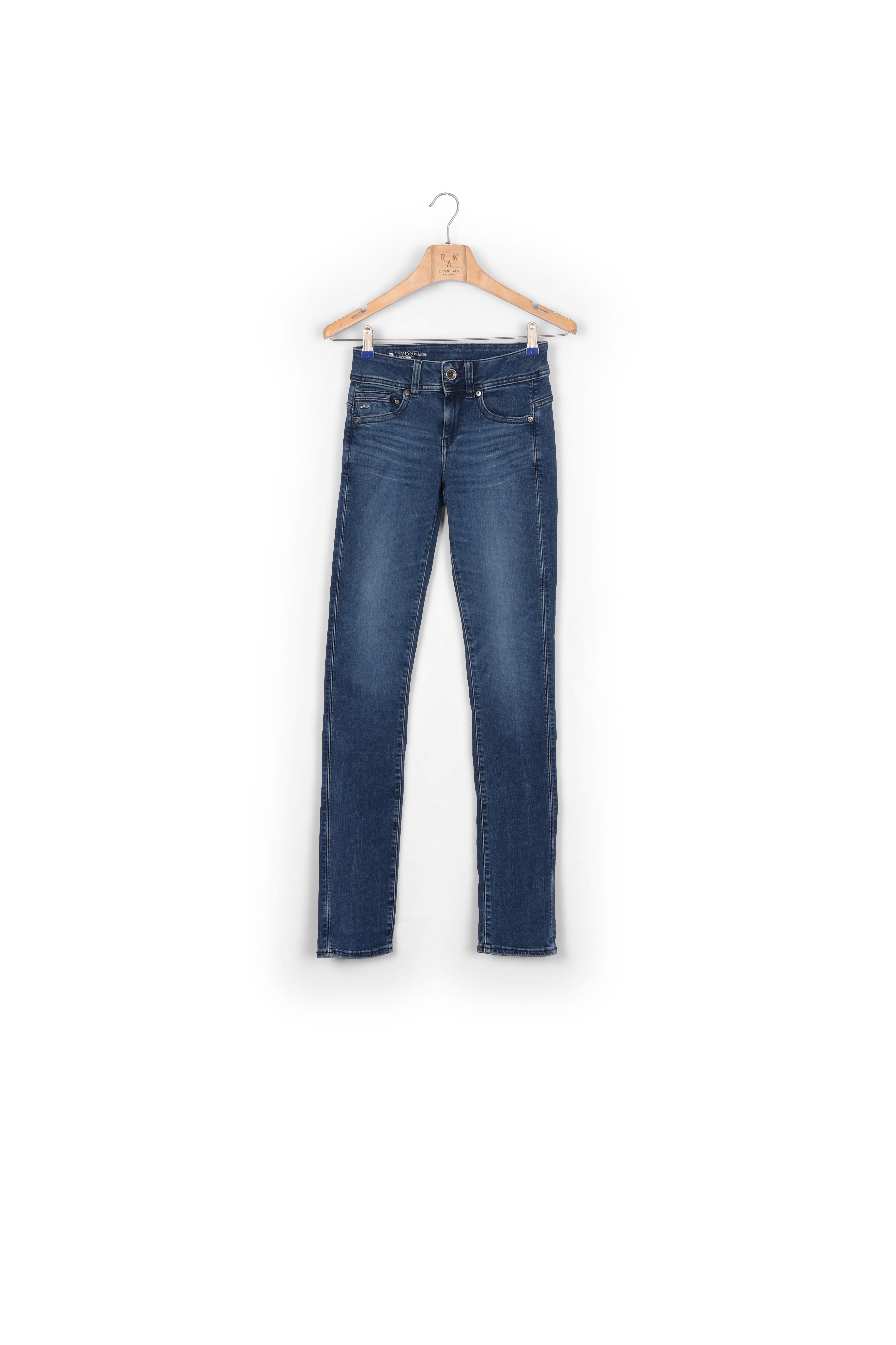 Midge Saddle Mid Waist Straight Jeans G-star Second-Hand photo 1