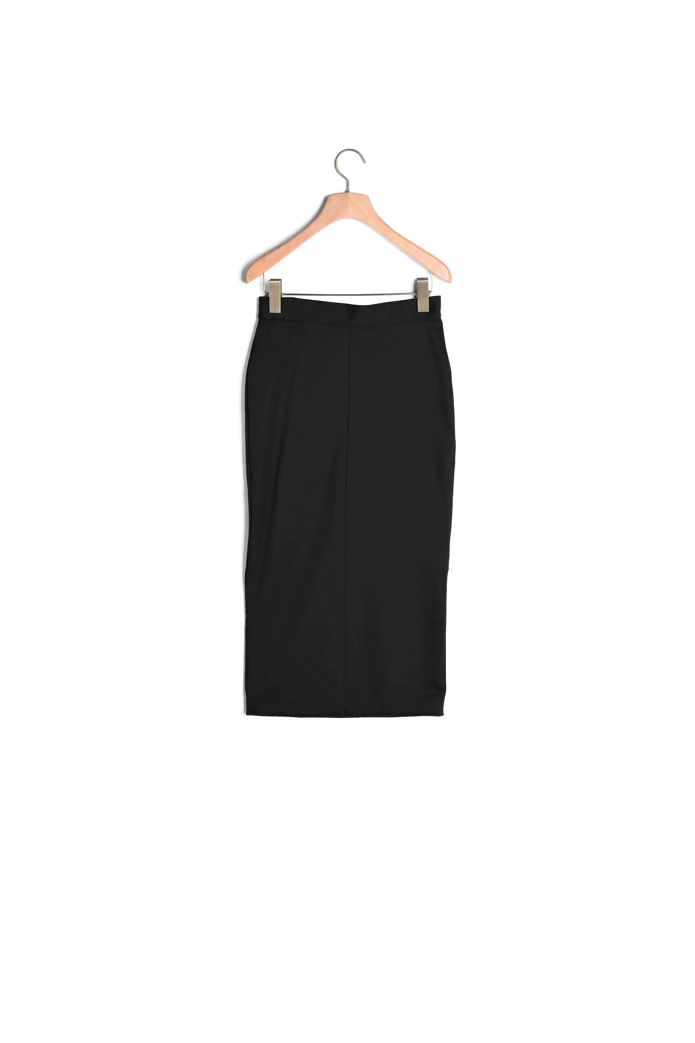 Straight-fit zip-up skirt