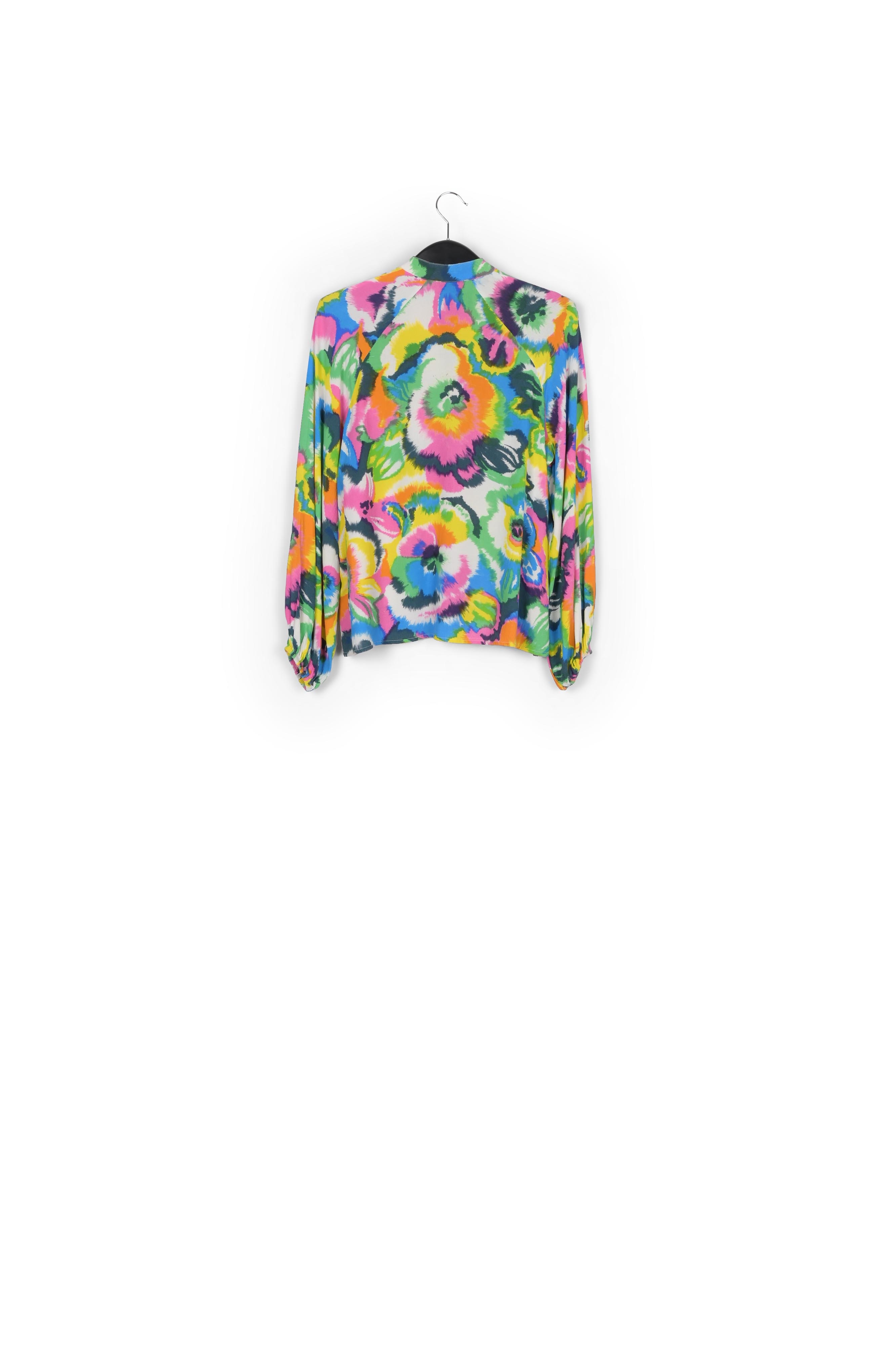 Multicolor floral print shirt RE—SSENTIEL second-hand photo 2
