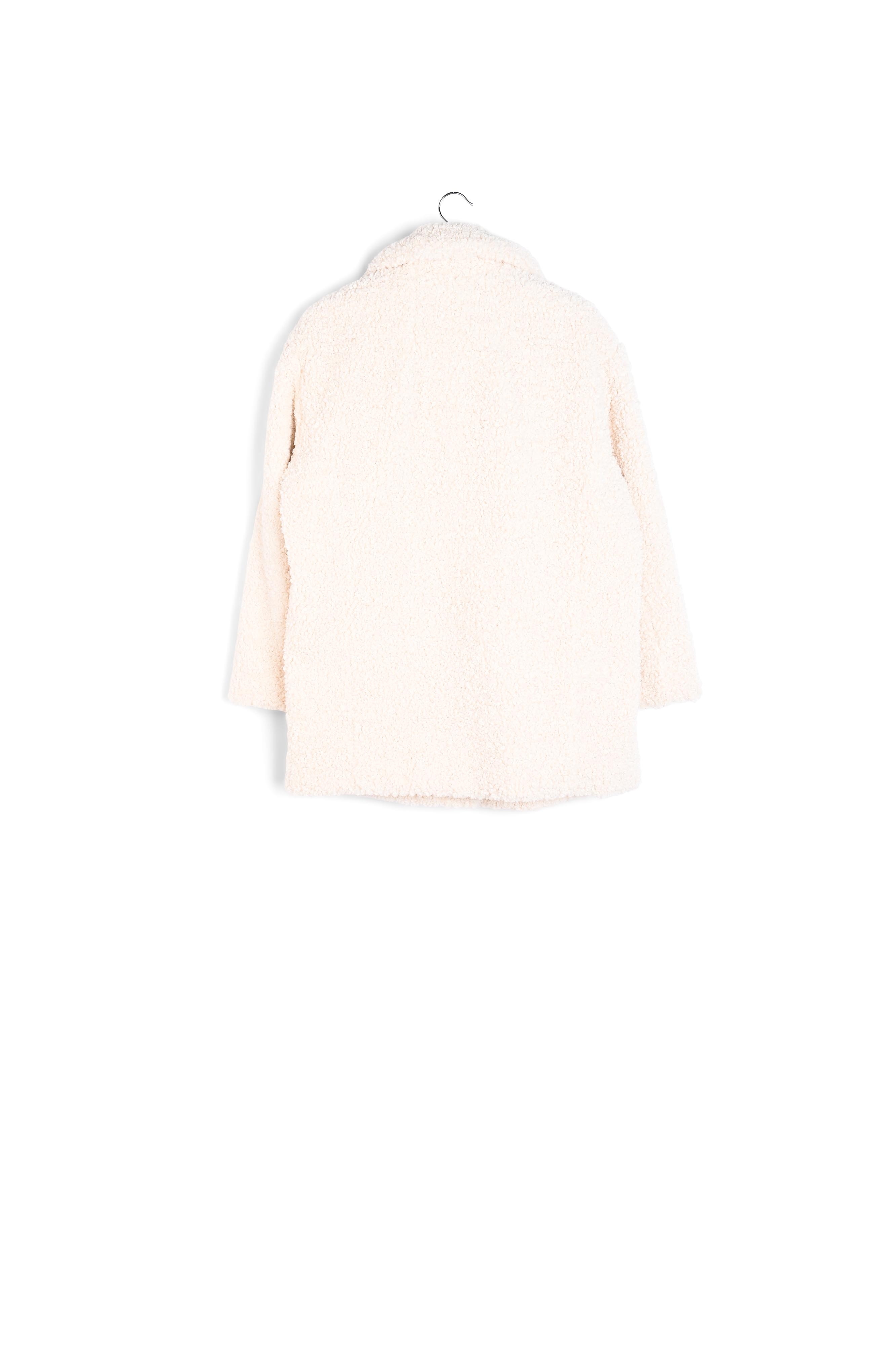 Veste teddy écrue oversize RE—SSENTIEL seconde main photo 2