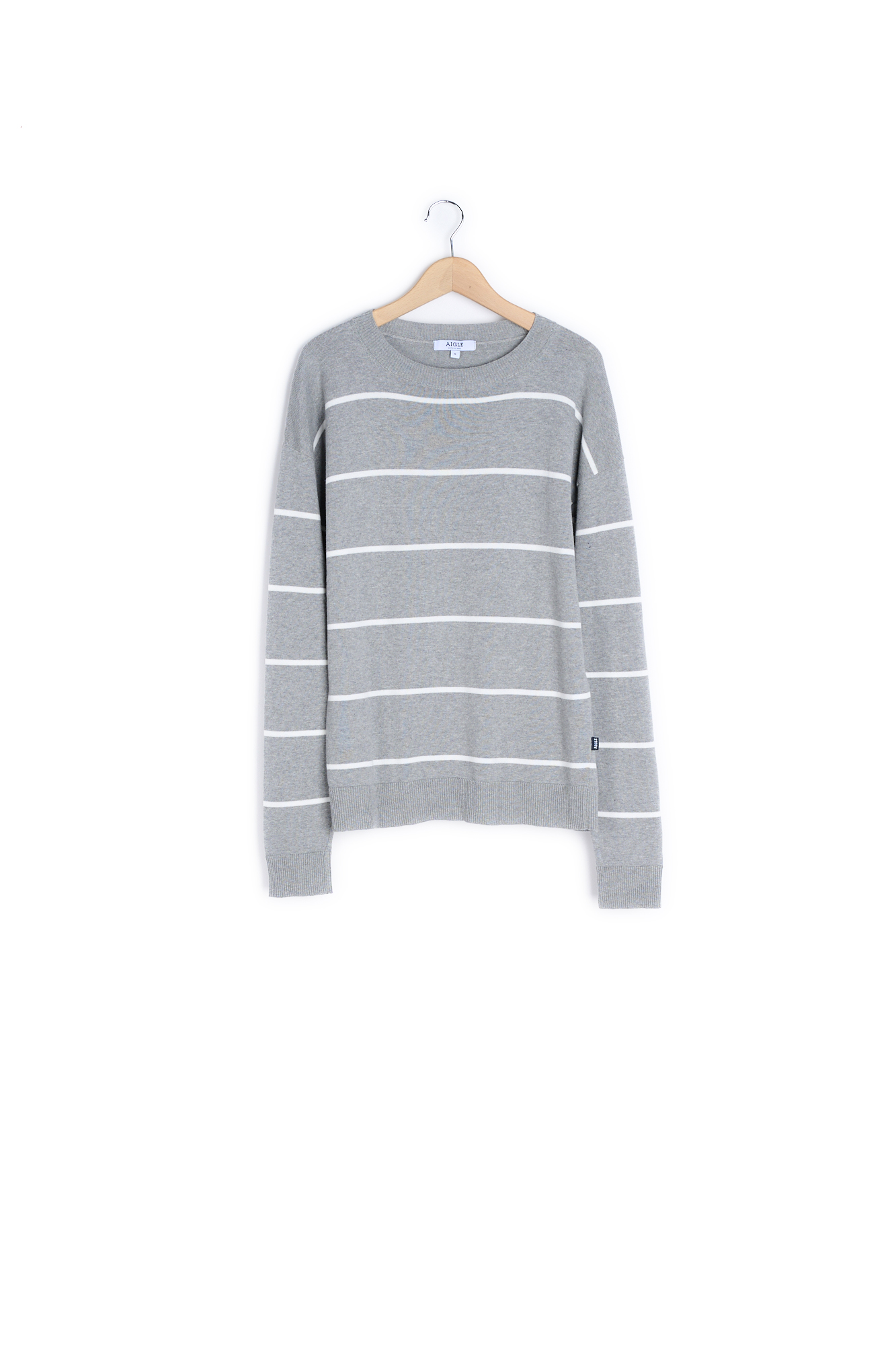 Pull col rond en coton Aigle seconde main photo 1