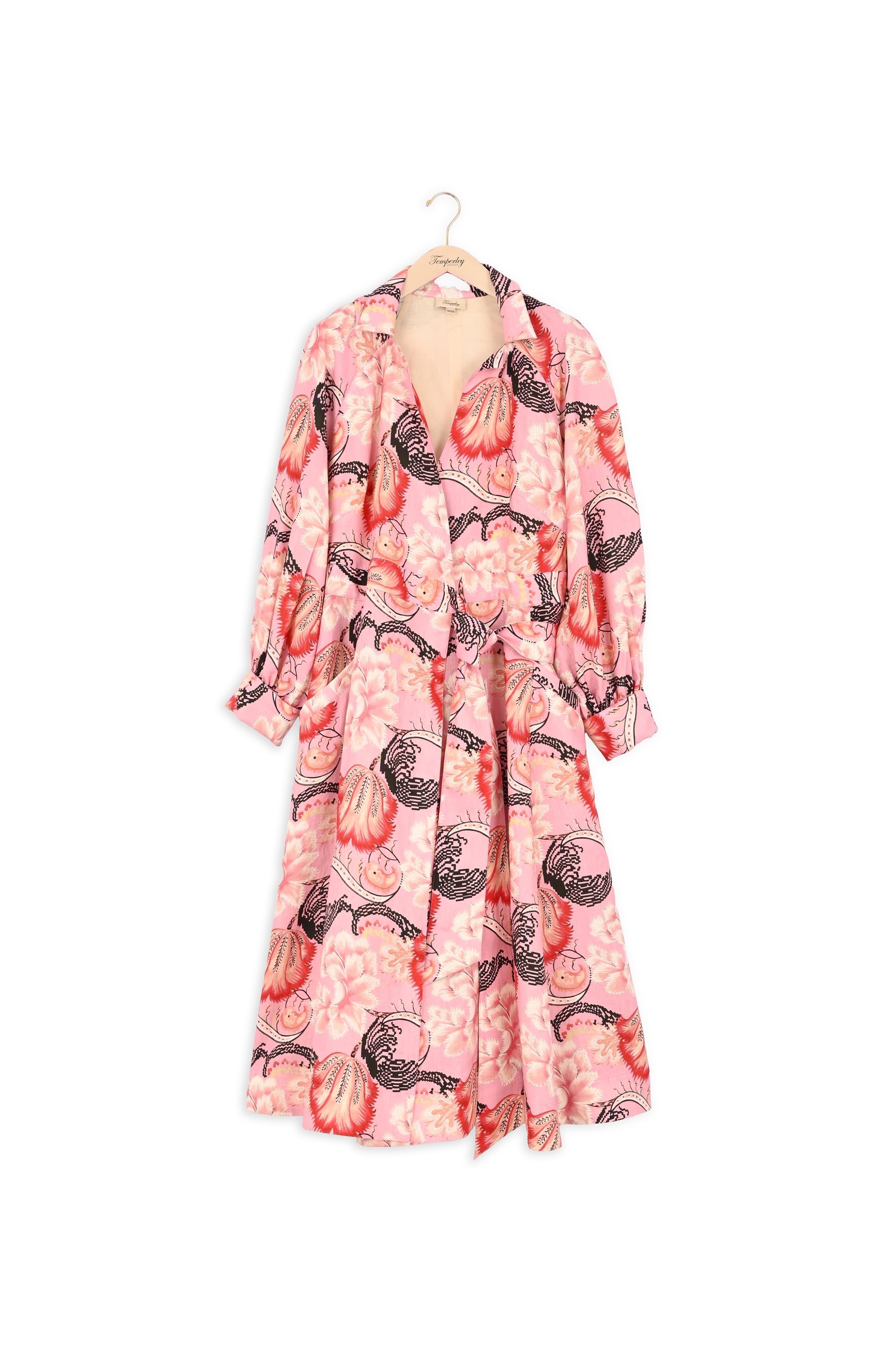Olive Print Wrap Dress Temperley second-hand photo 1