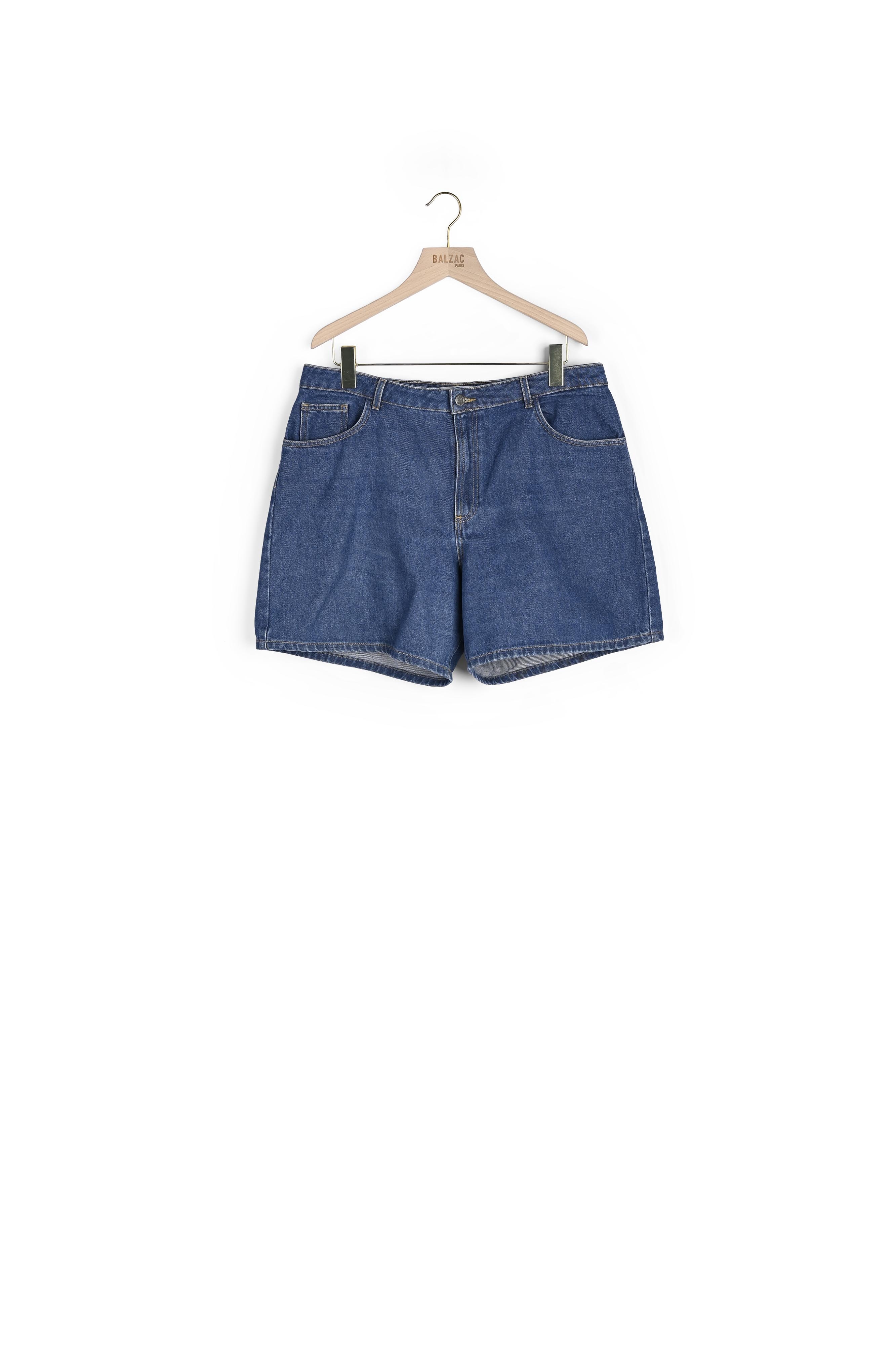 SHORT MAYLONE JEAN BLEU MIDI Balzac seconde main photo 1