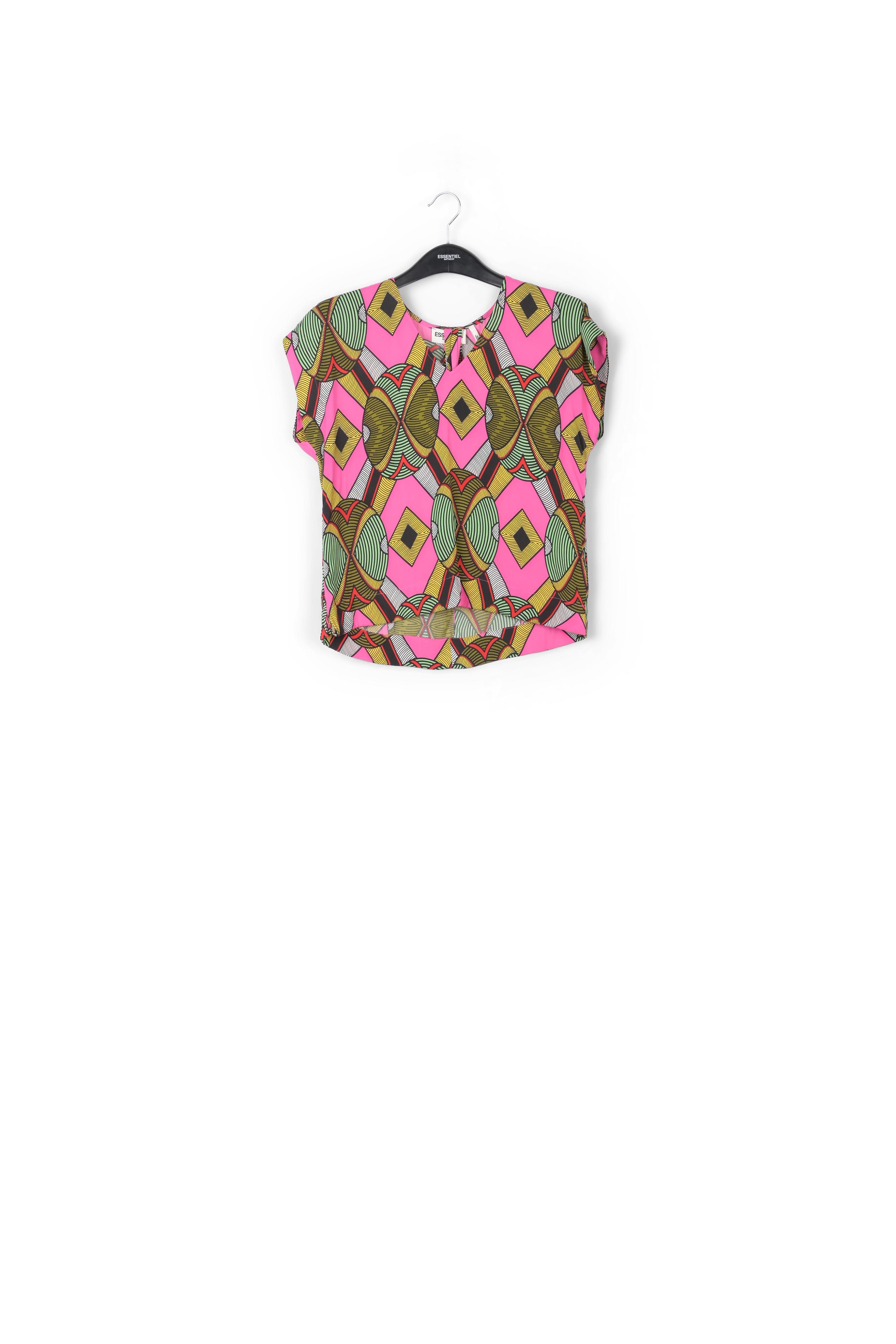 Kleurrijke top met grafische print RE—SSENTIEL tweedehands photo 1