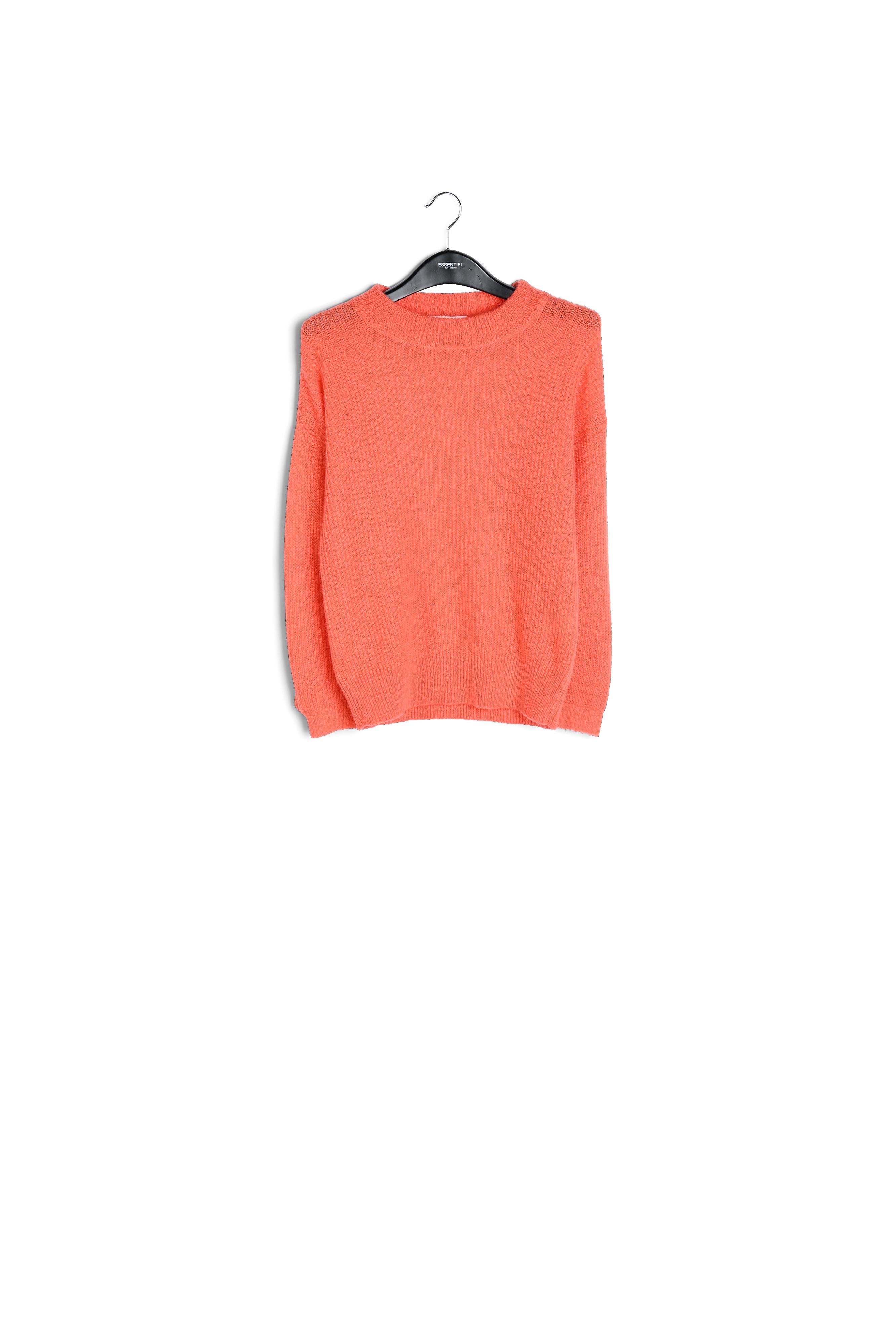 Feloranje trui van mohair met ruches RE—SSENTIEL tweedehands photo 1