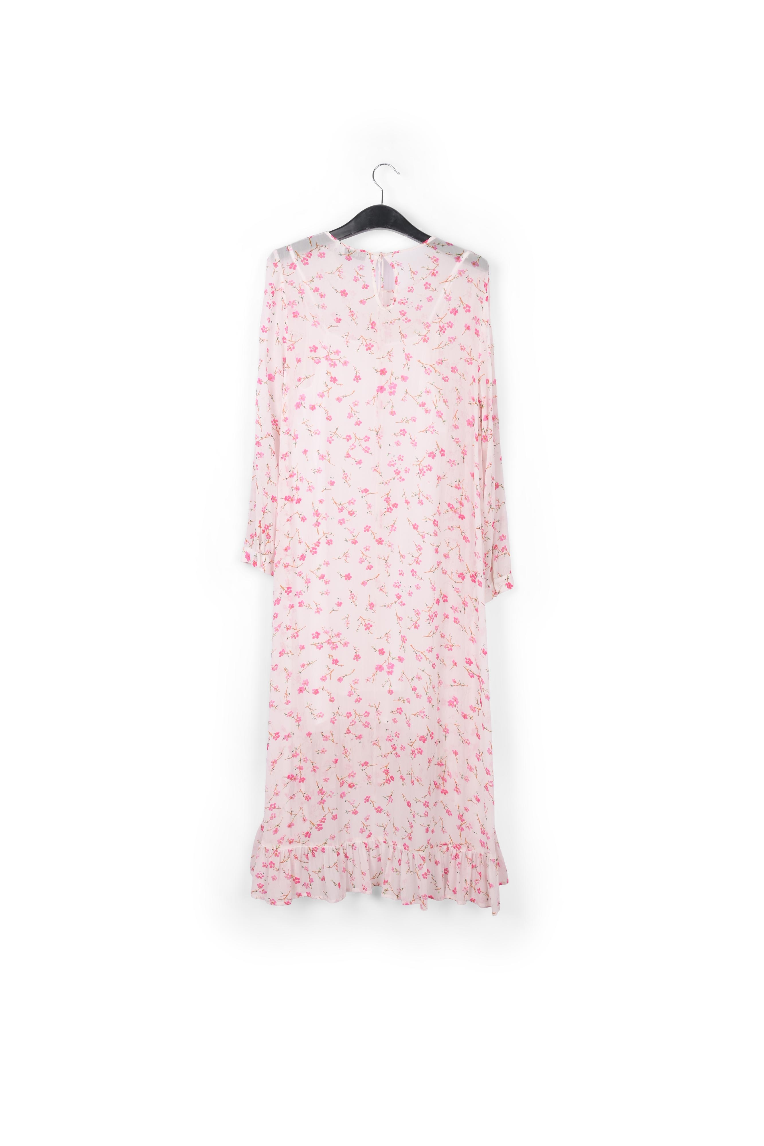 Gebroken witte a-jurk met bloemen RE—SSENTIEL tweedehands photo 2