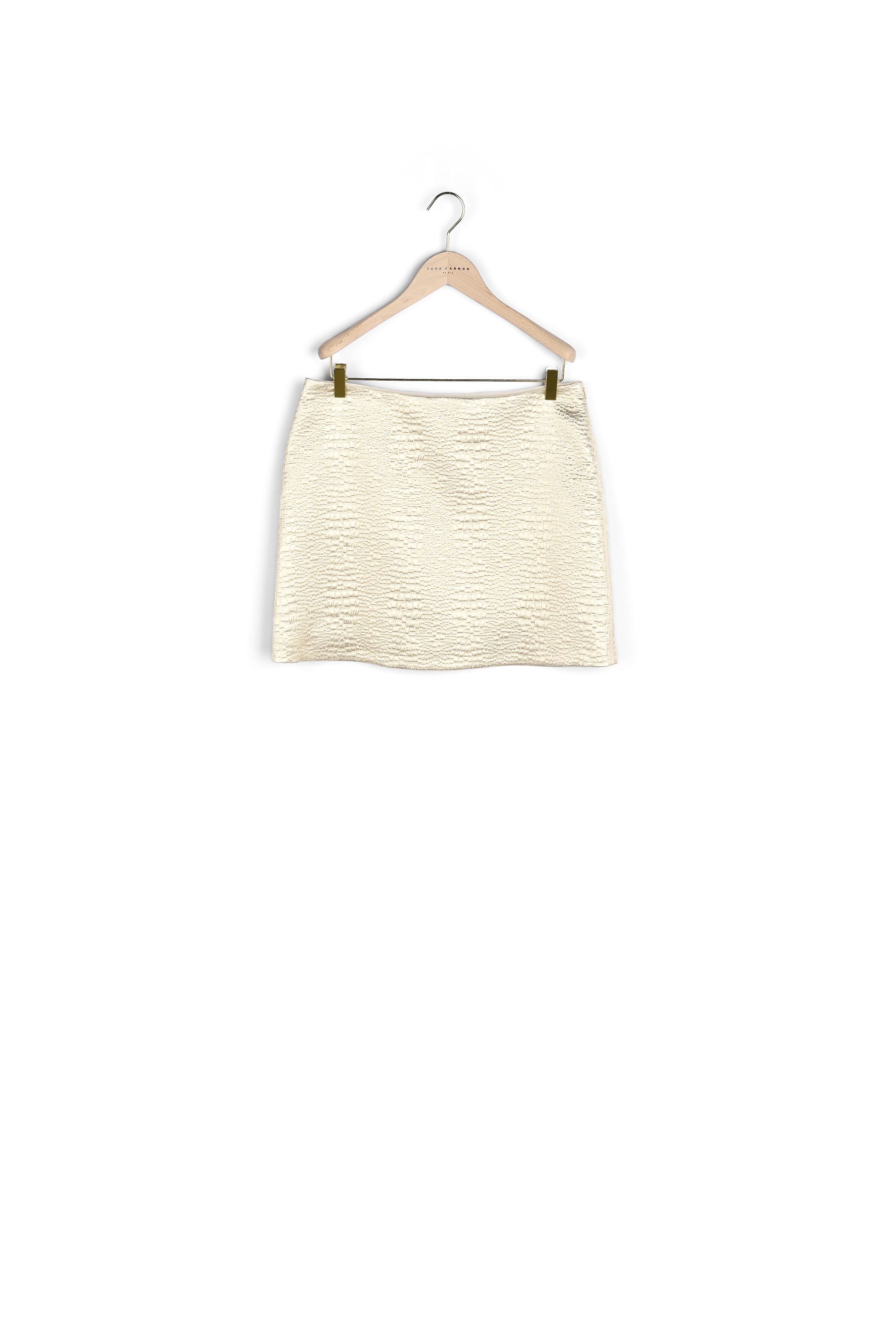 Jupe Jude or jacquard lurex Tara Jarmon seconde main photo 6