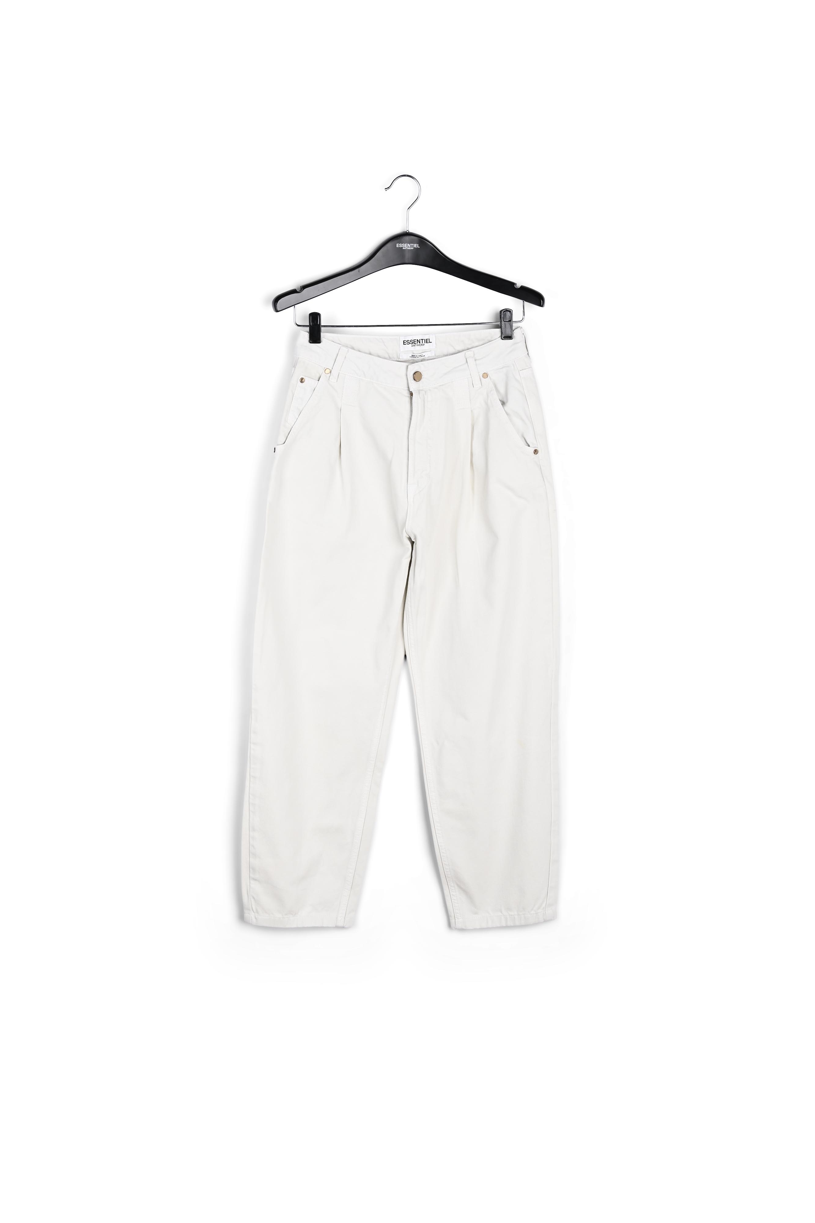 Gebroken witte boyfriend jeans RE—SSENTIEL tweedehands photo 1