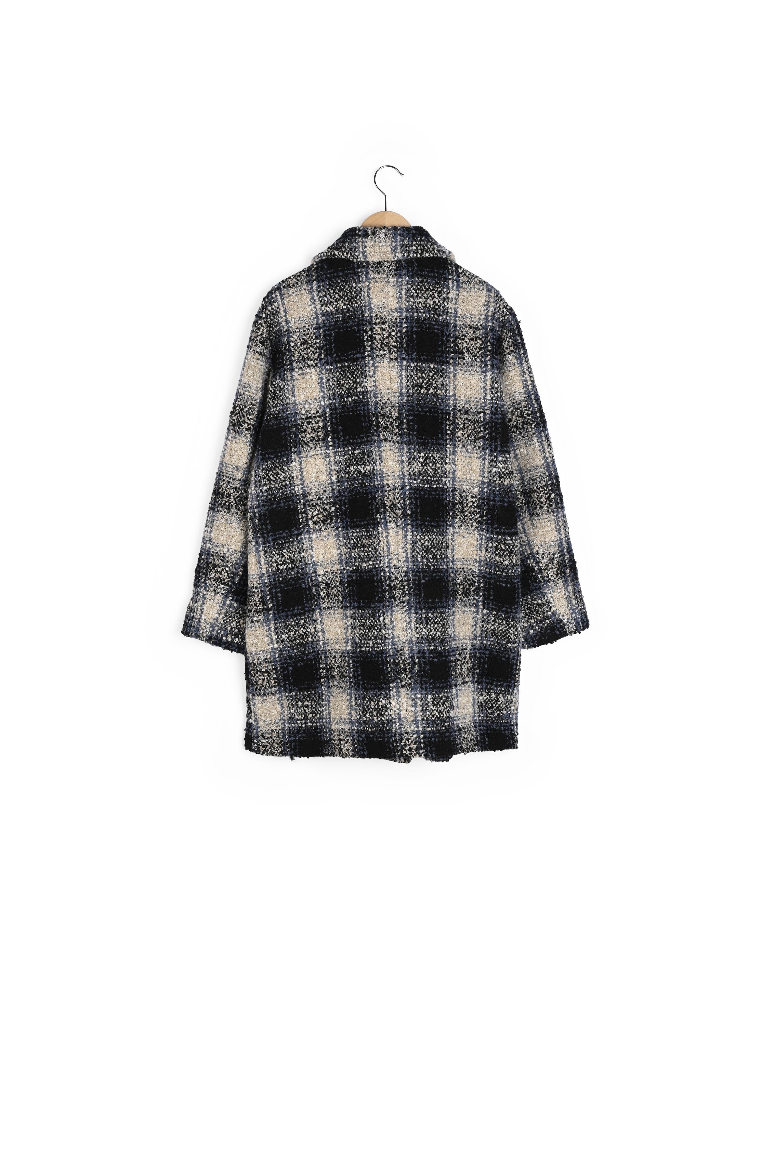 Manteau croisé à carreaux - SAVERINA Gerard Darel seconde main photo 2