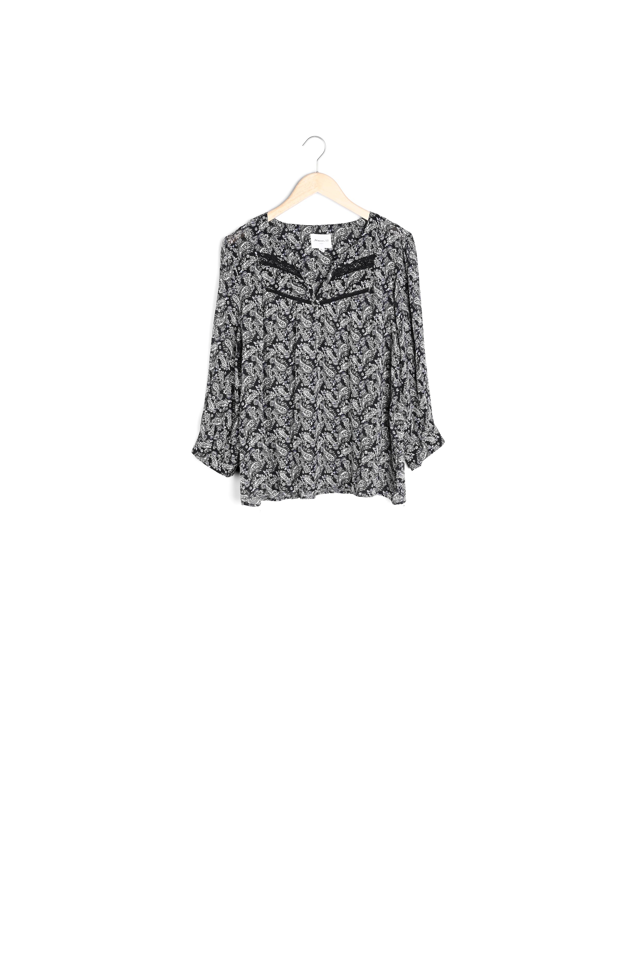 Blouse imprimée Juan Maison 123 seconde main photo 3