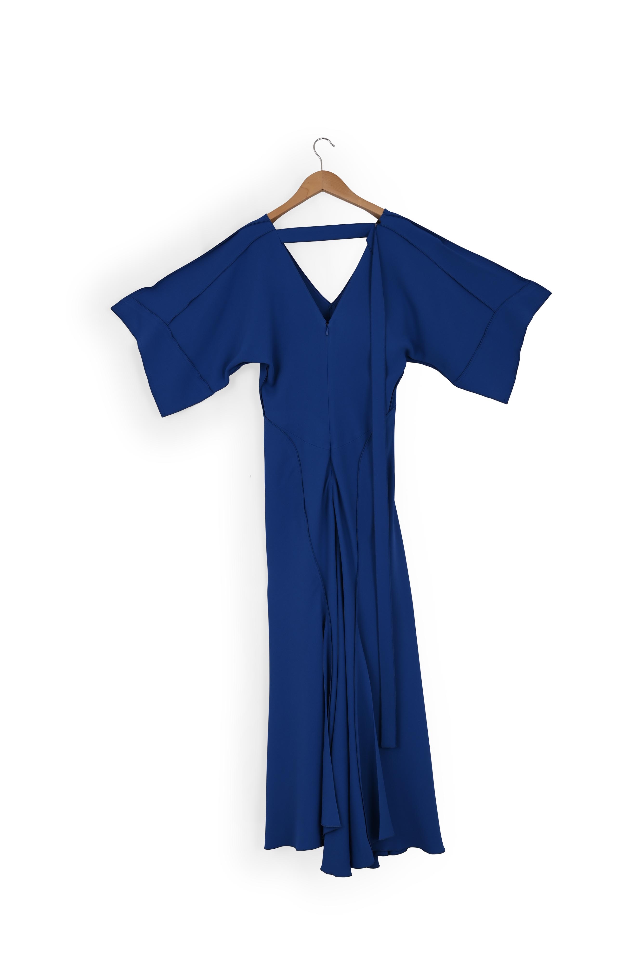 V-Nack Bias Godet Dress Victoria Beckham second-hand photo 3