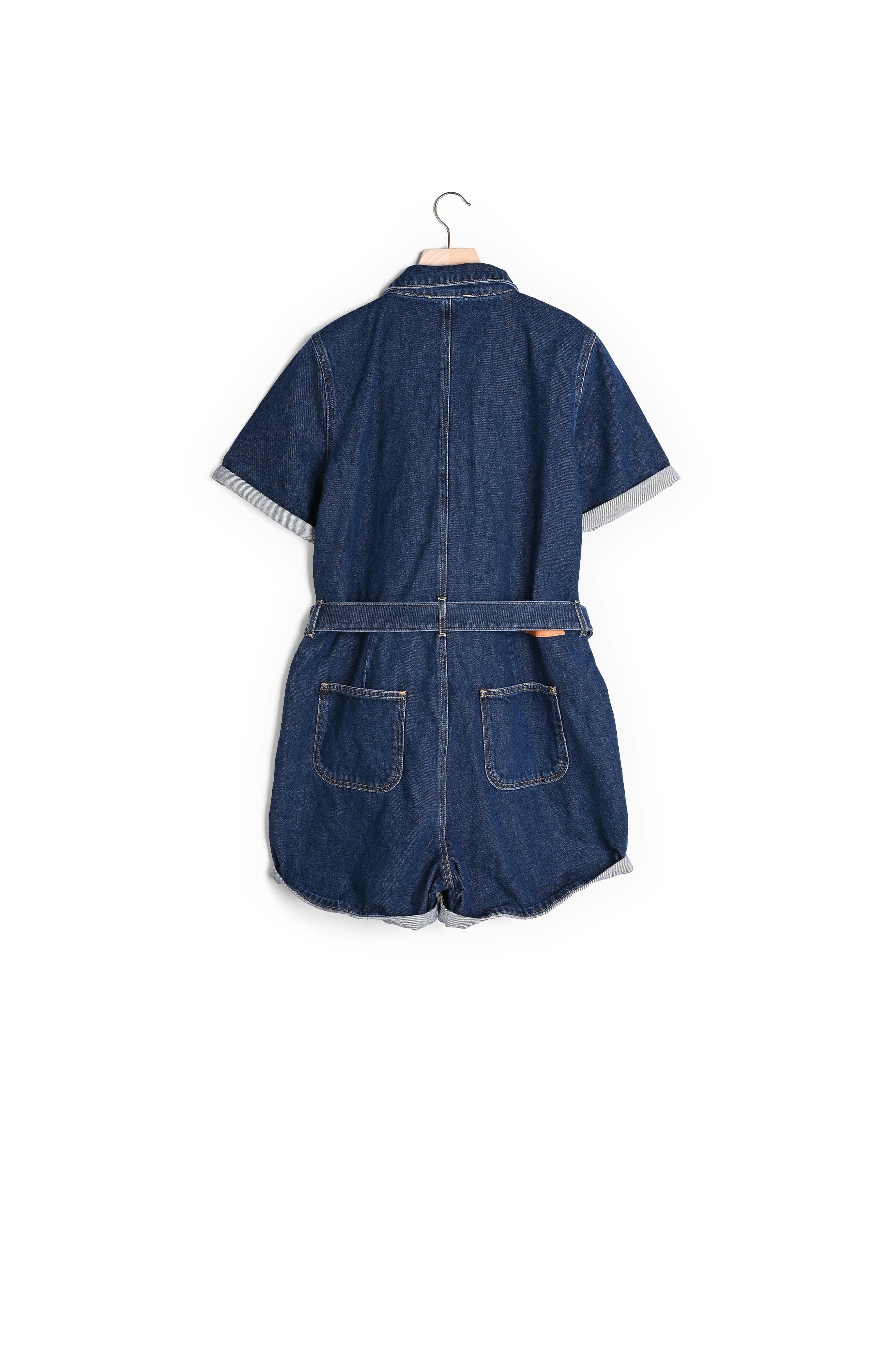 COMBINAISON FLORALIE JEAN BLEU MINUIT Balzac seconde main photo 2
